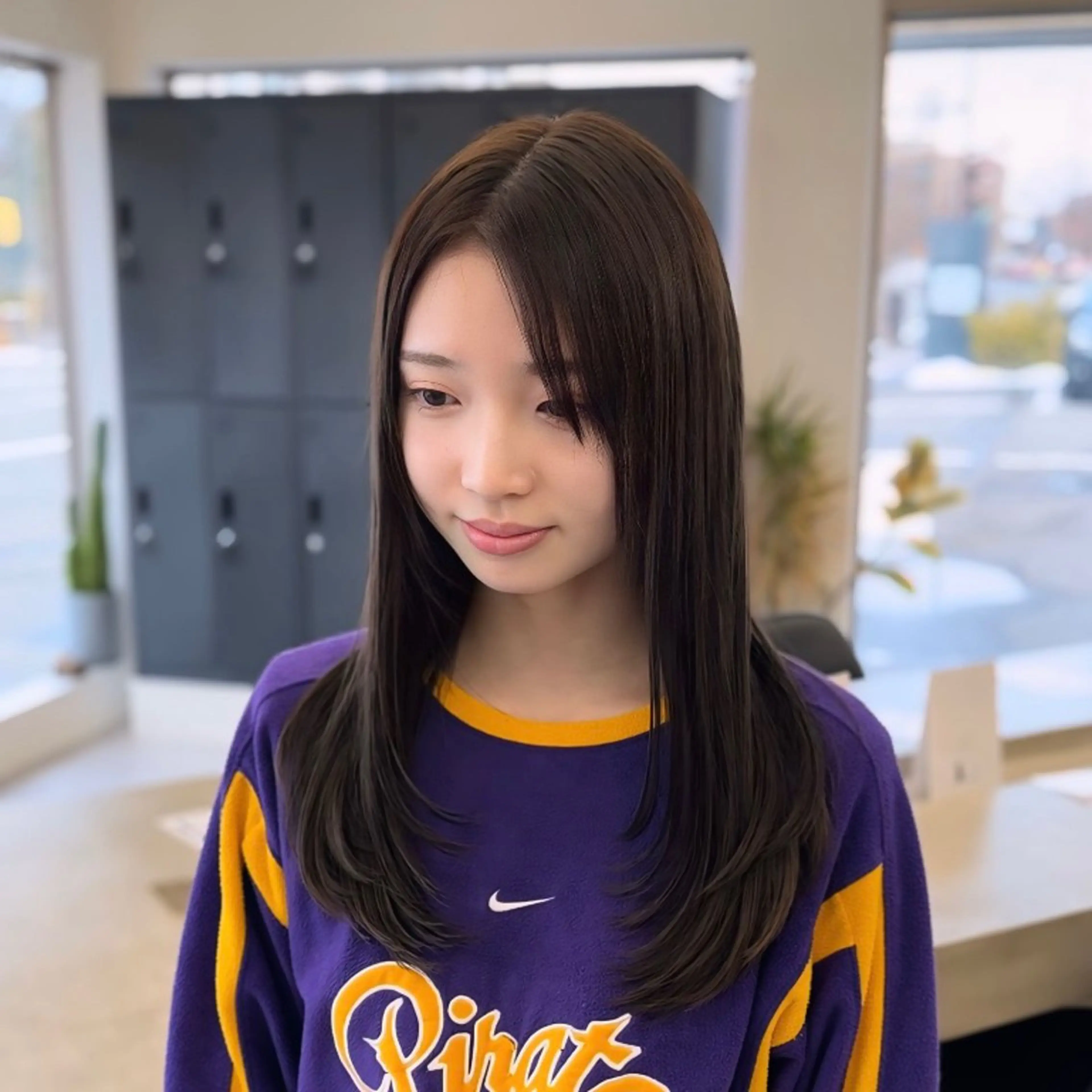 セミロング 【レイヤー×透明感 カラー】mayaのヘアスタイル