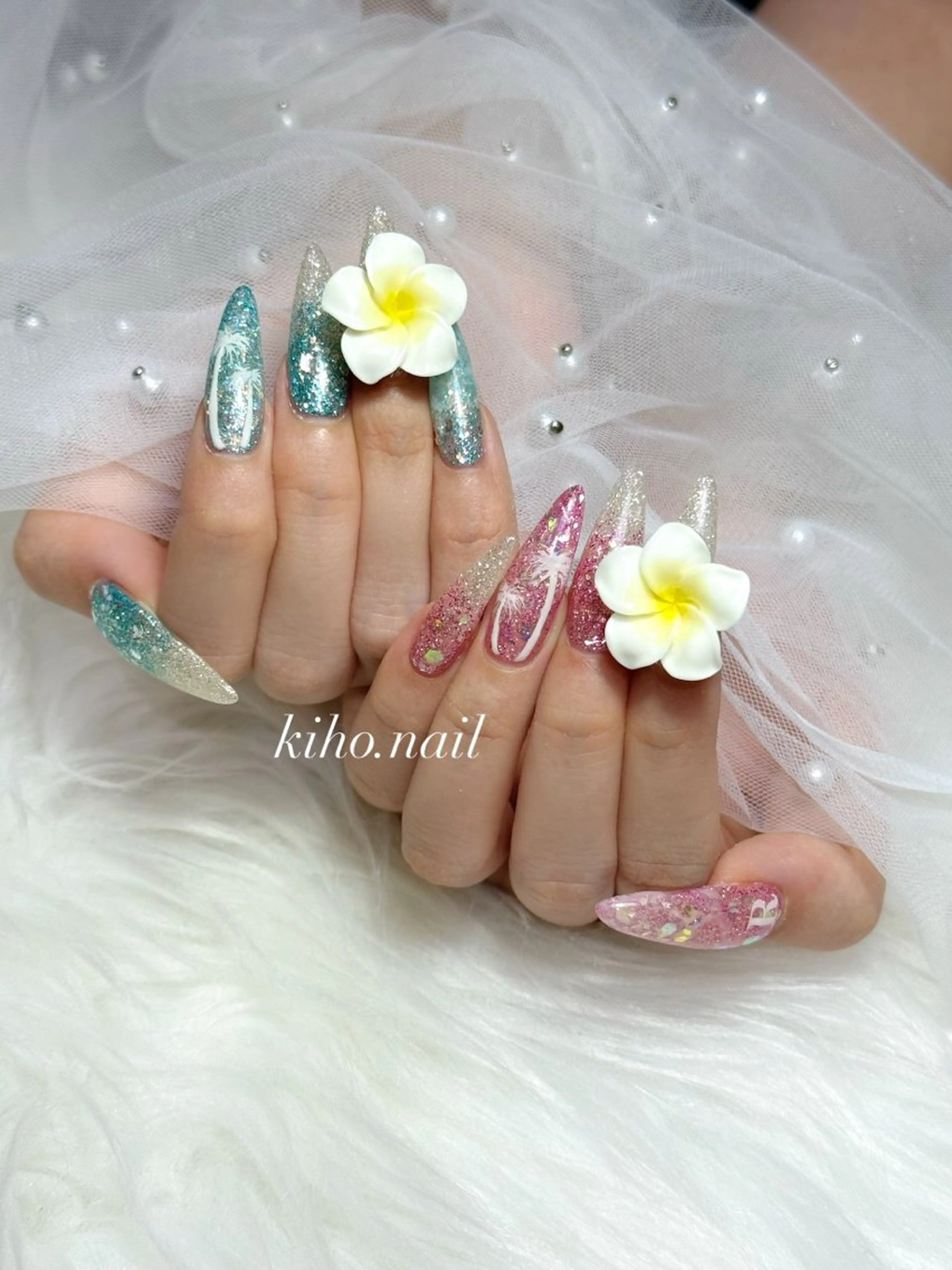 ネイル ハンドネイル KIHO 【週一深夜ネイル】のネイルデザイン