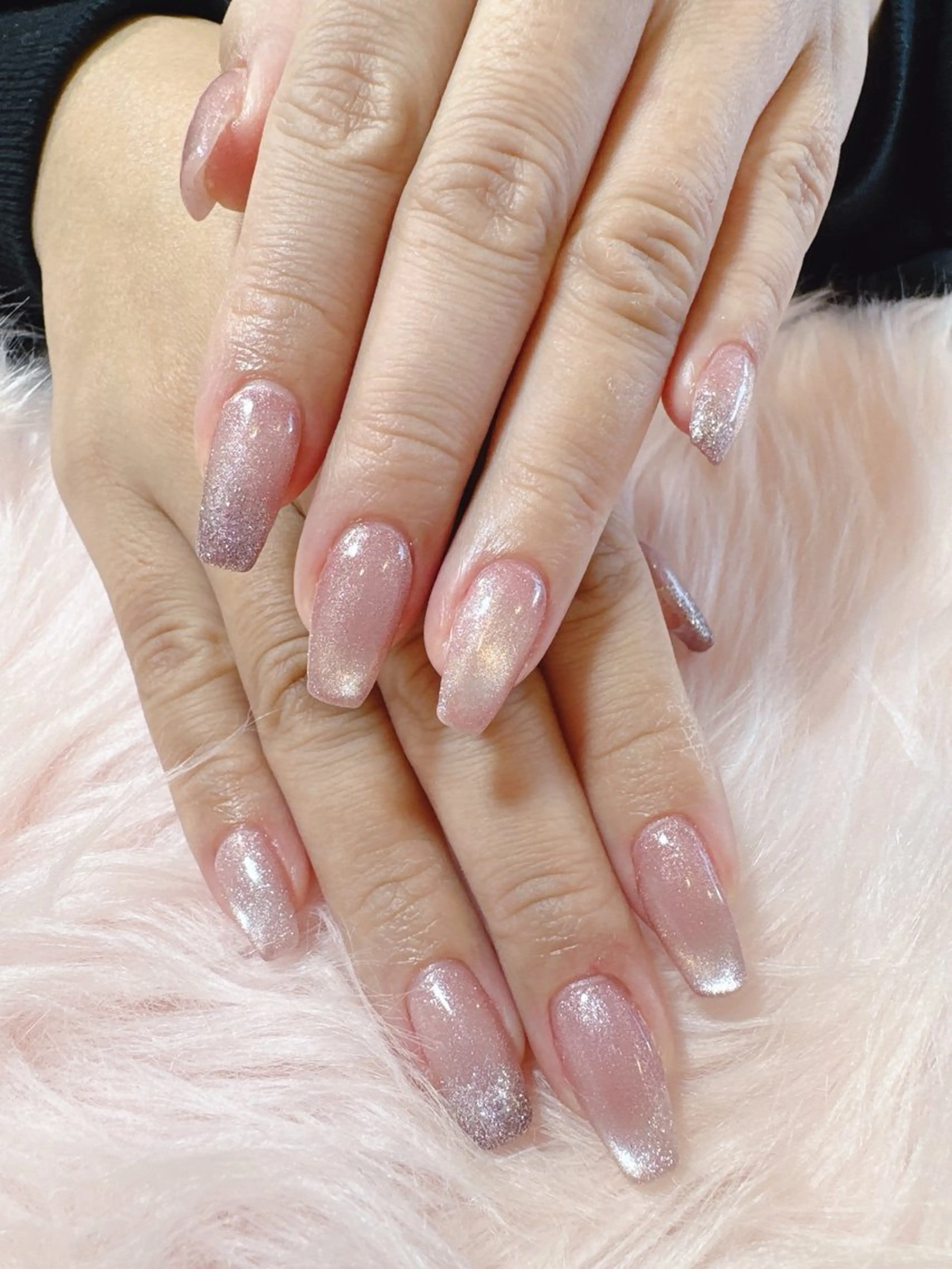 付け替えオフ無料/ケア込み💛ワンカラー/ラメグラの写真