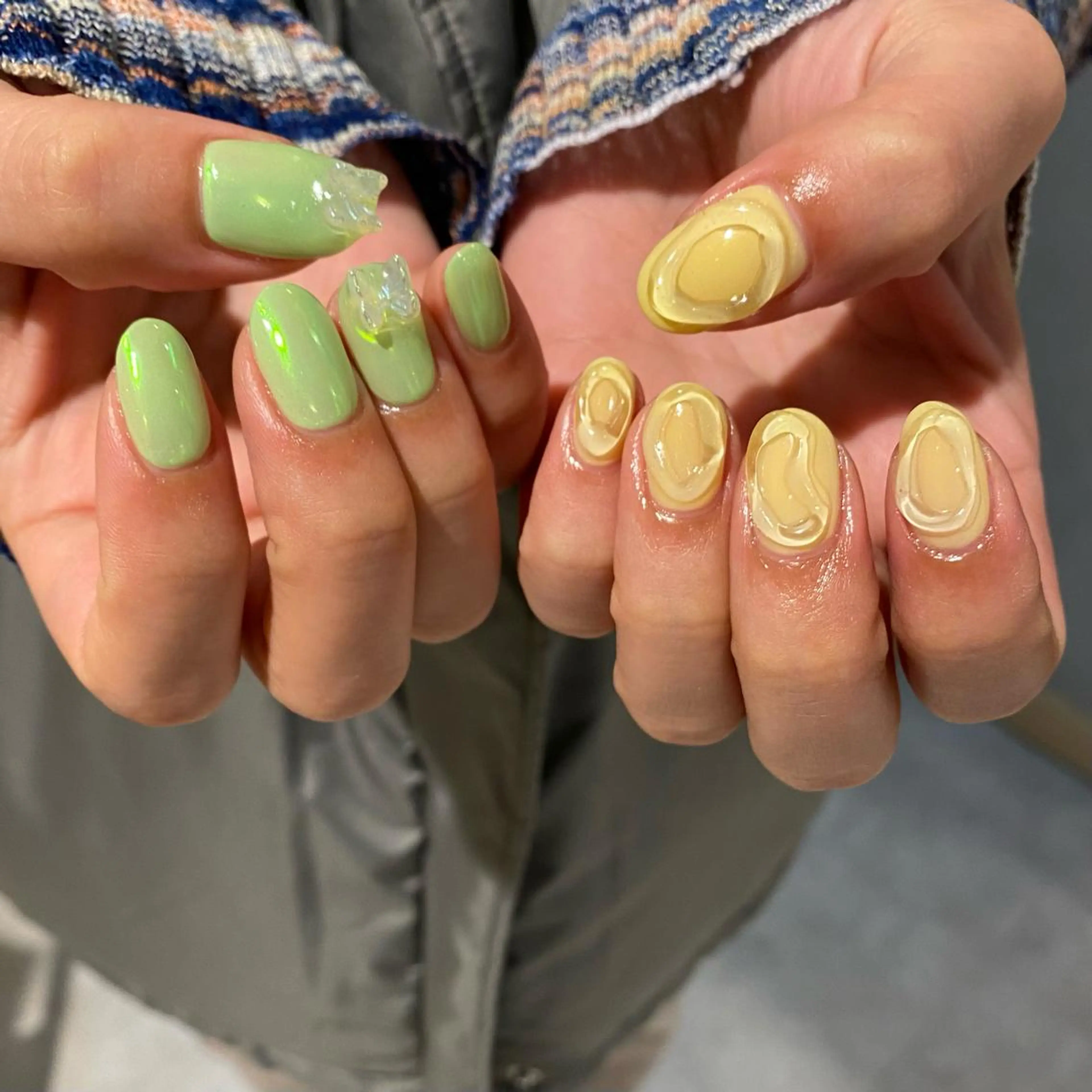 ネイル ニュアンスネイル ハンドネイル RINO AMANE nailのネイルデザイン