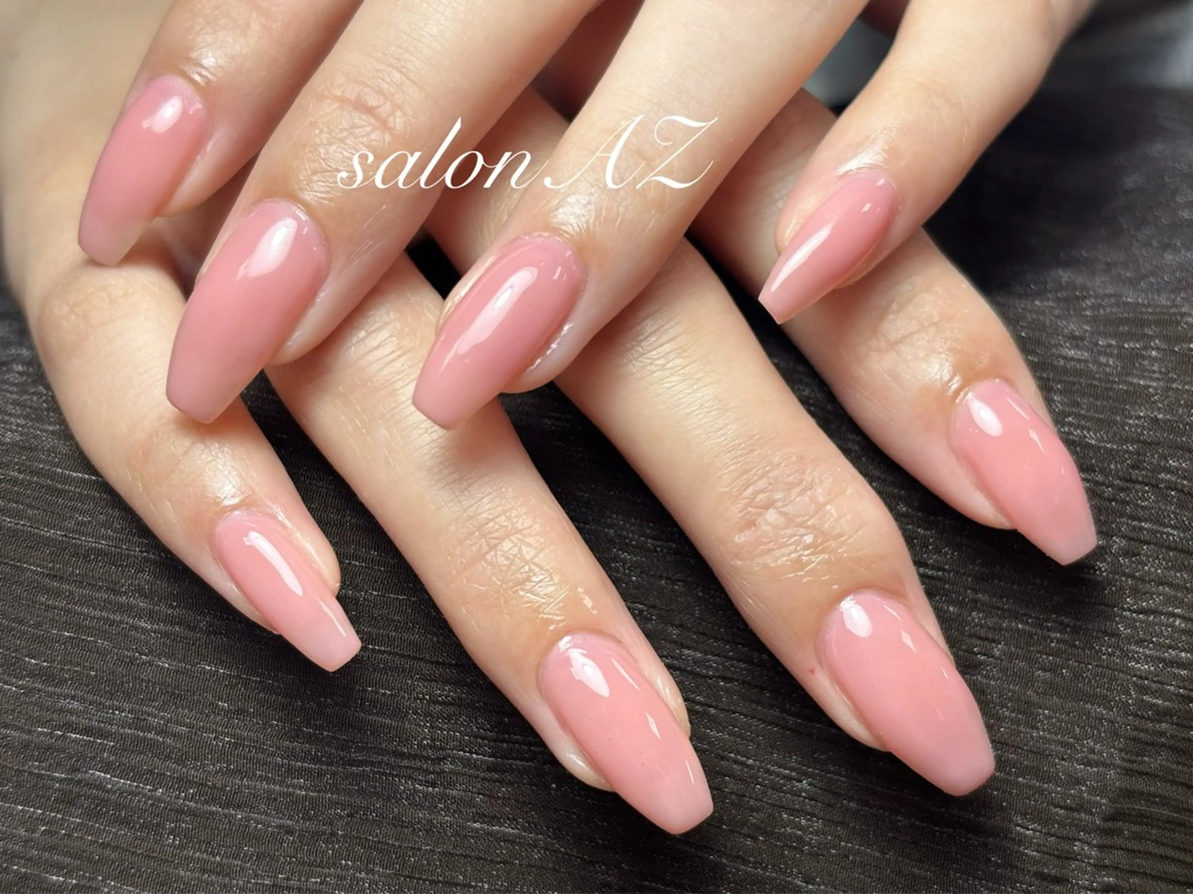ネイル アートネイル 長さ出し フットネイル フレンチネイル ジェルネイル ハンドネイル salon AZ NANAのネイルデザイン
