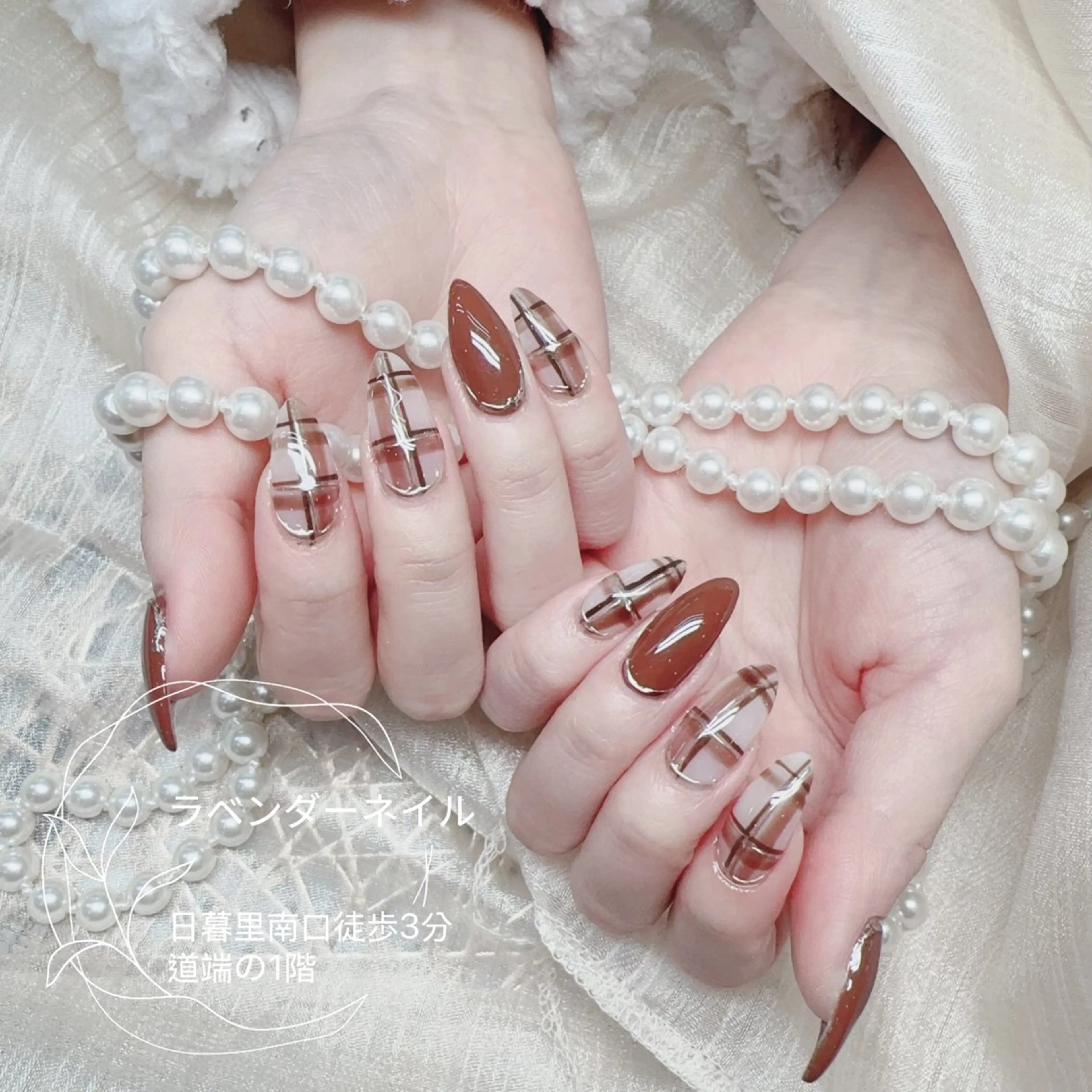 ネイル ラベンダー💖日暮里 ルル💖ネイルのネイルデザイン