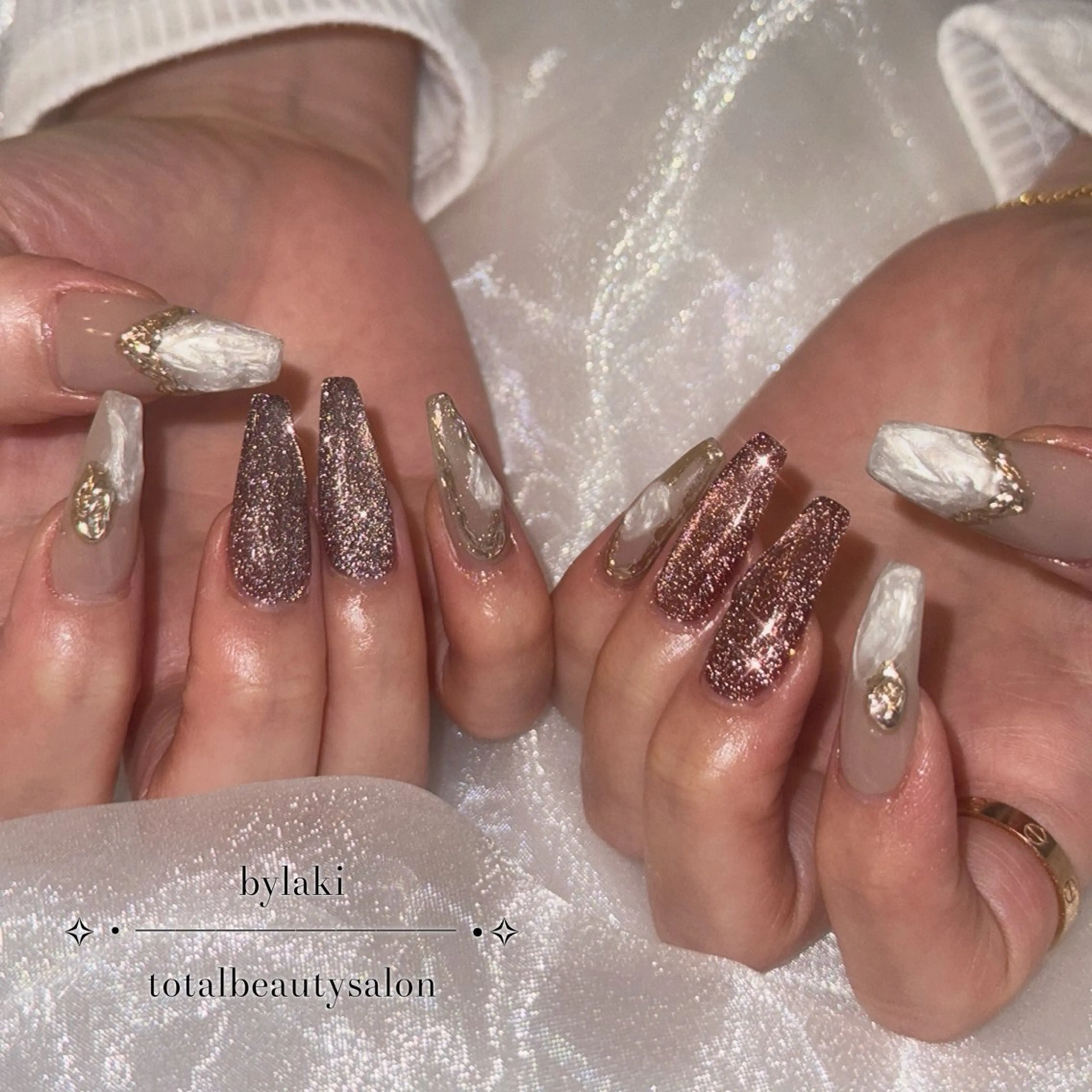 ネイル ハンドネイル bylaki🌈 RENAのネイルデザイン