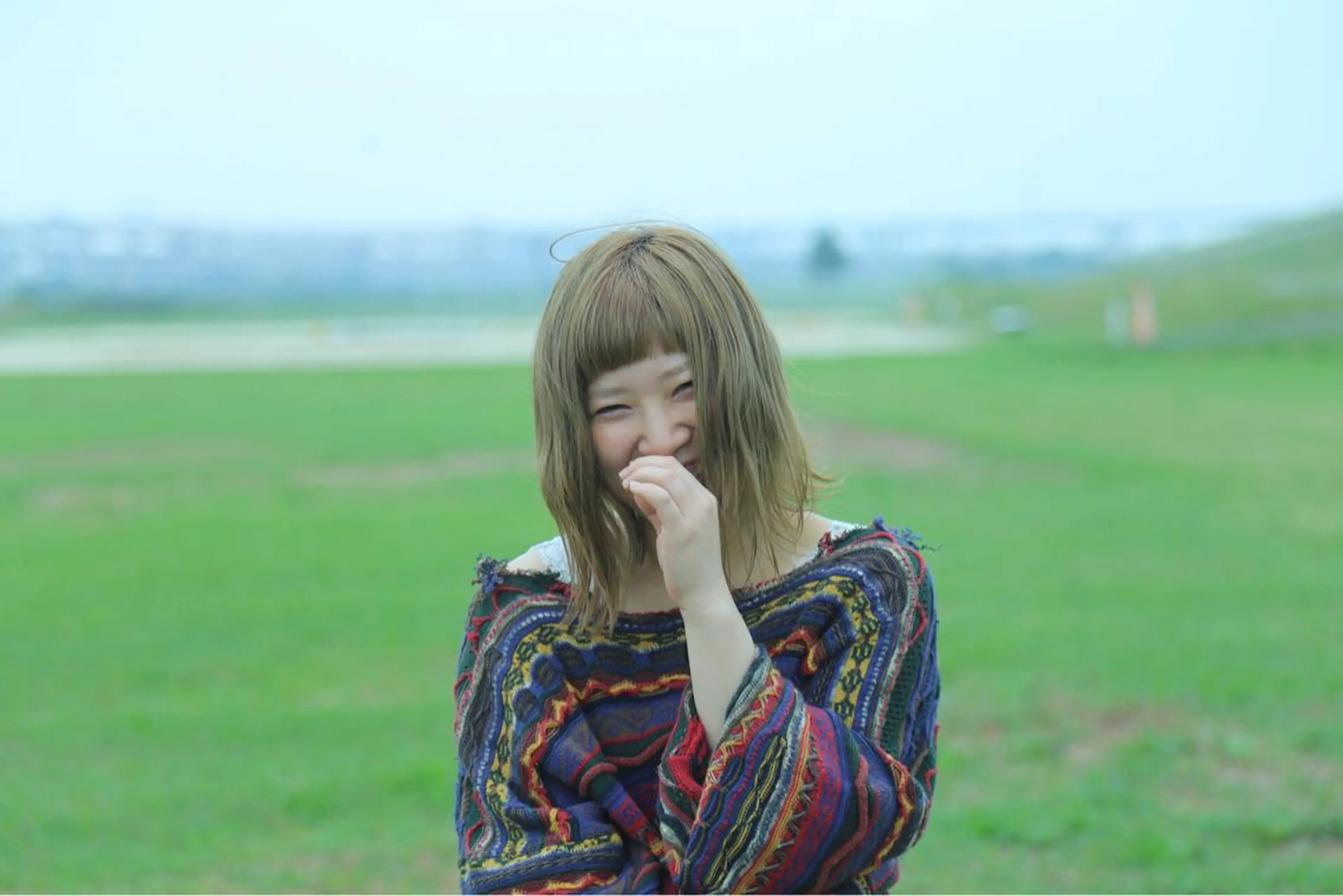 ミディアム TAI透明カラー 柔らかい縮毛矯正のヘアスタイル