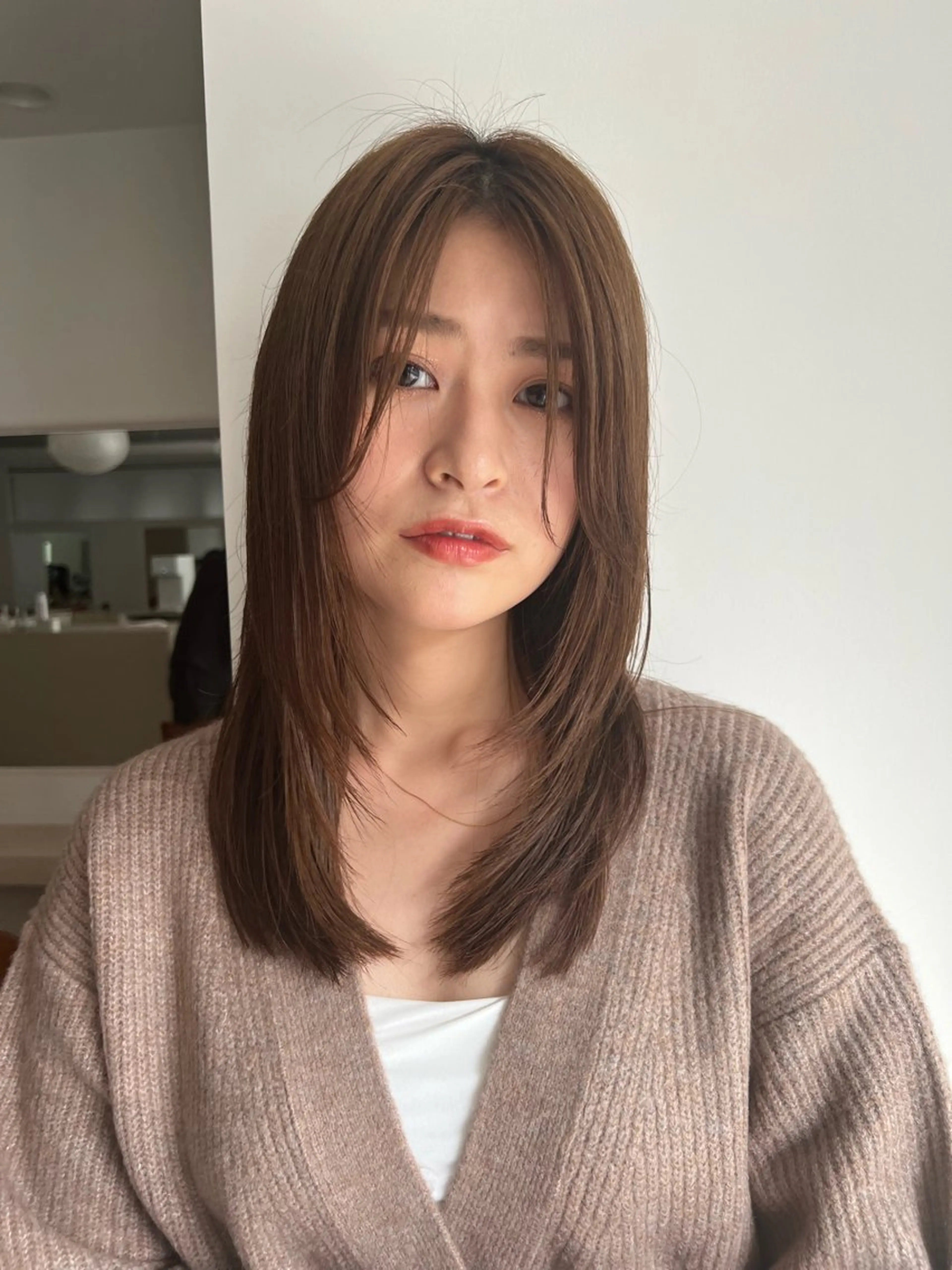 ミディアム ヘッドスパ/縮毛矯正 /横山陸人のヘアスタイル