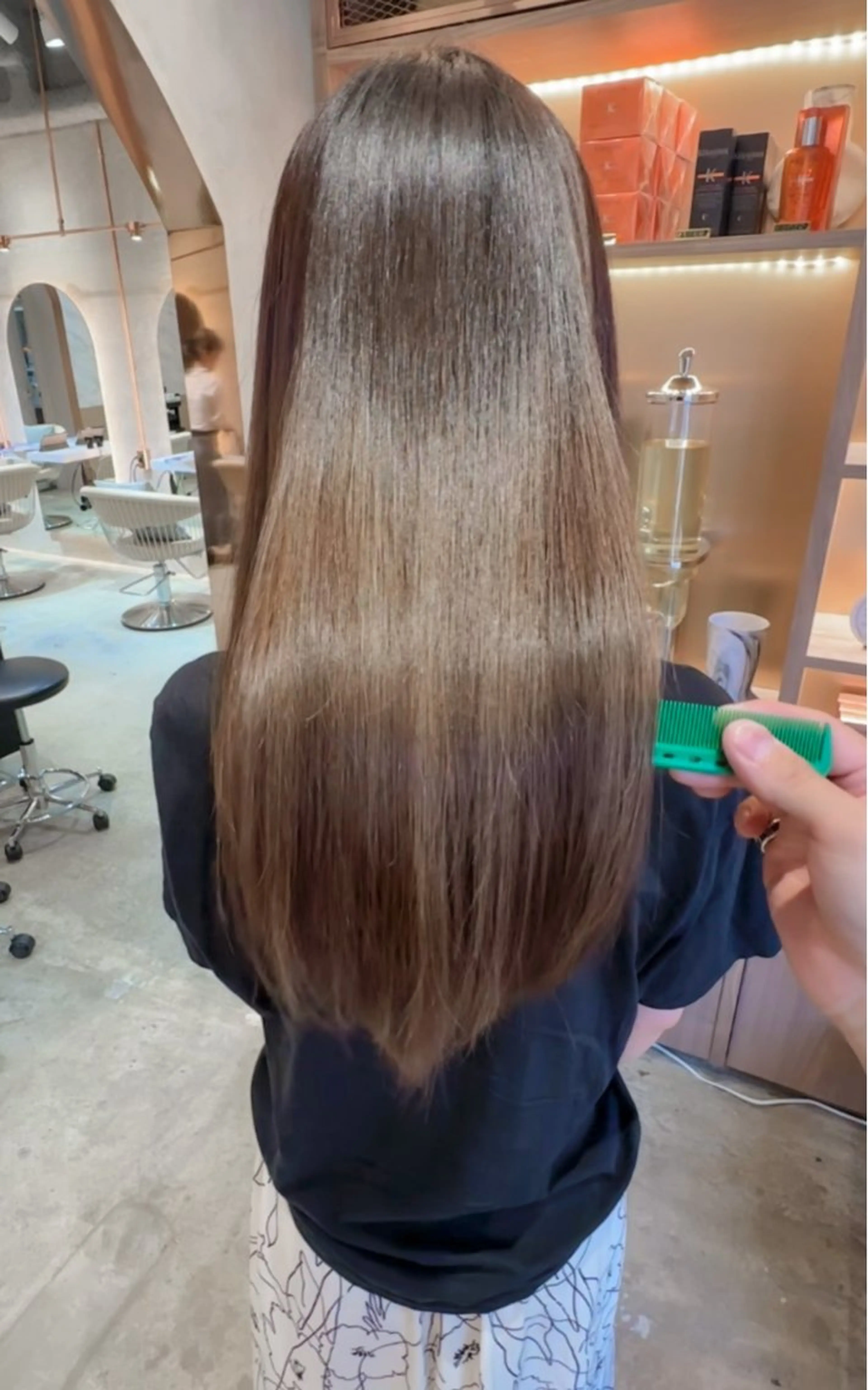 ロング カット ヘアカラー 縮毛矯正 トリートメント ボブ/ショート/ 縮毛矯正⚜️工藤昴のヘアスタイル