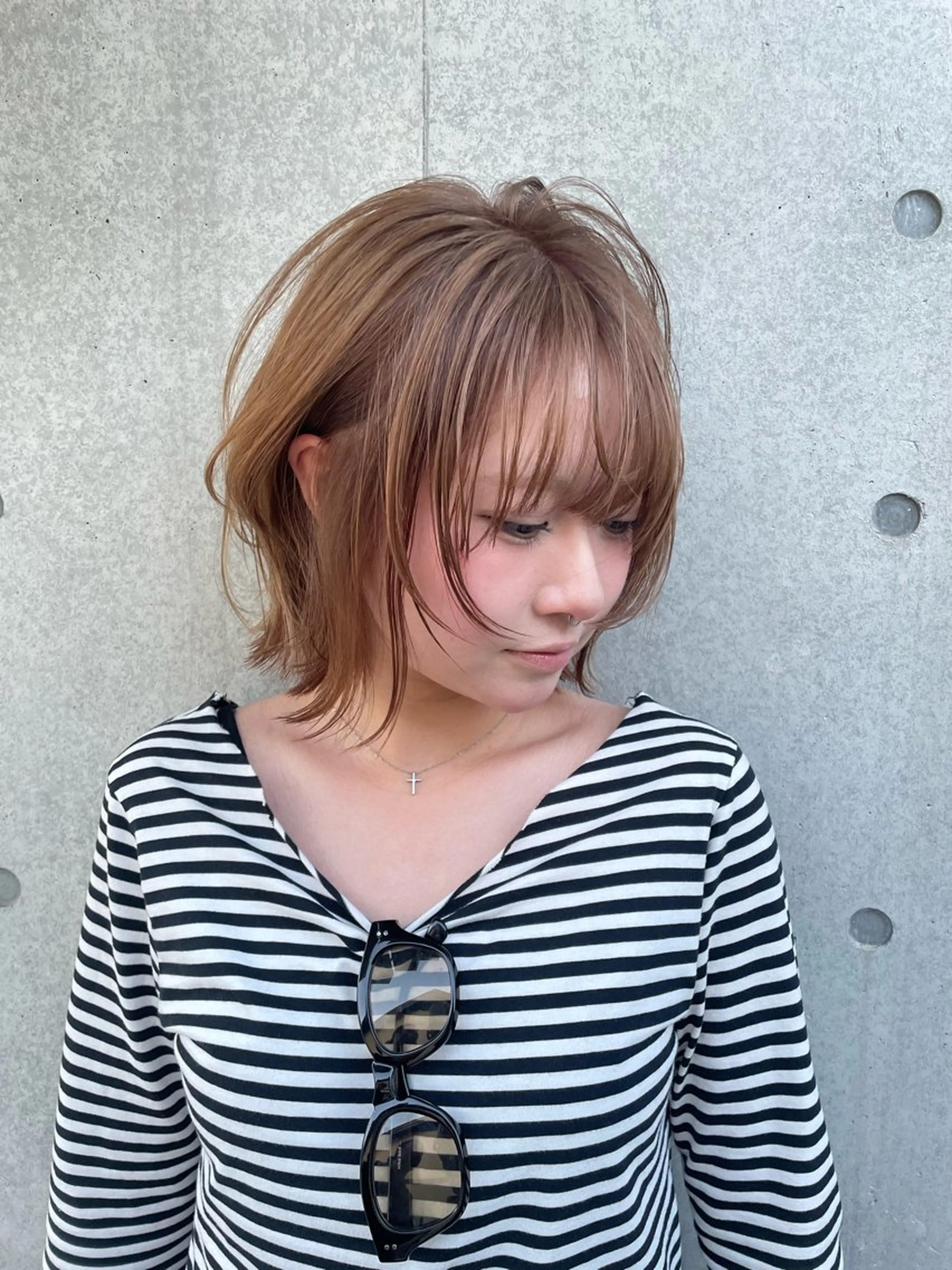 カラー ヘアカラー 小澤 わかなのヘアスタイル