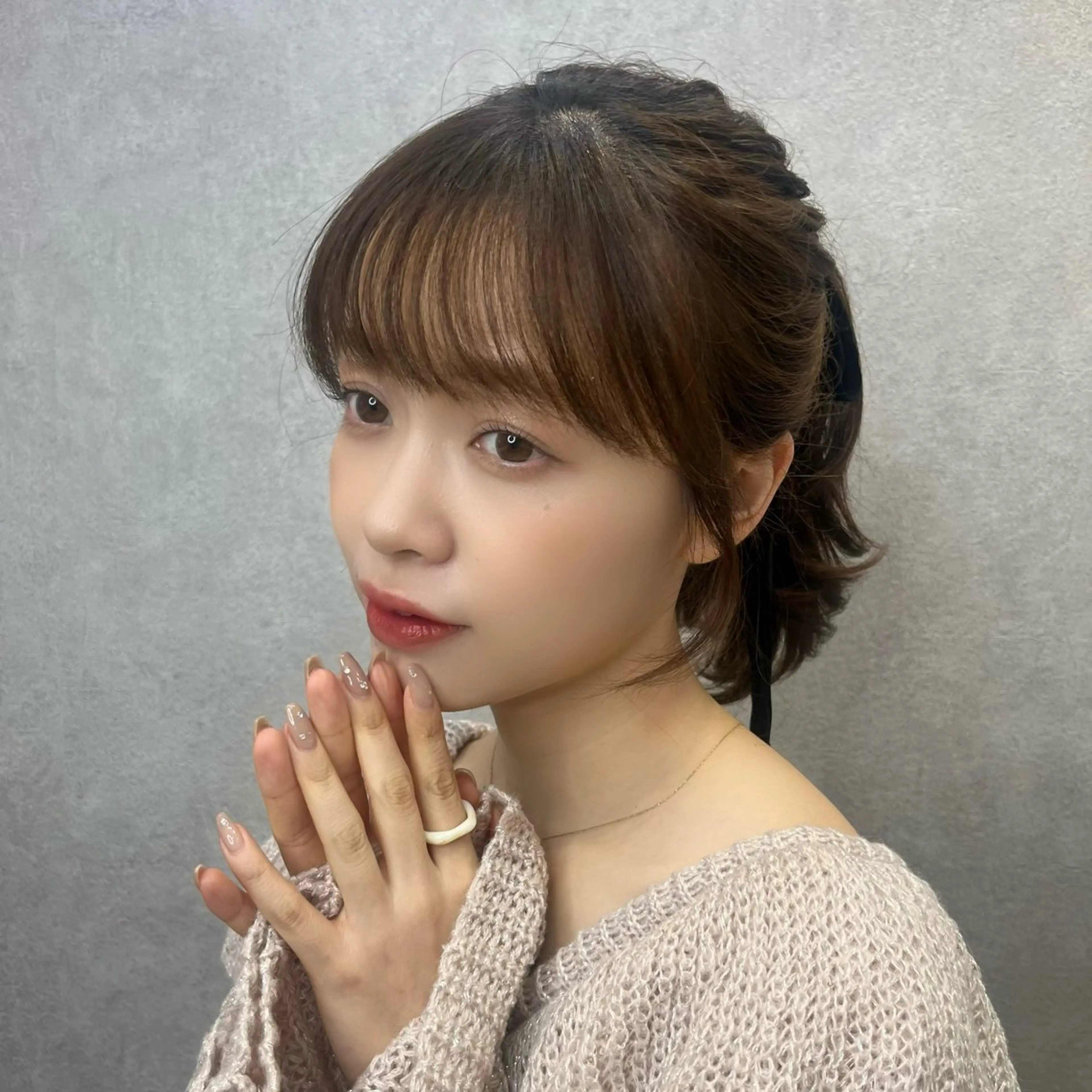 ☔️前髪・顔周りのうねりが気になる方へ☔️前髪縮毛矯正＋前髪カット＋トリートメント💞の写真