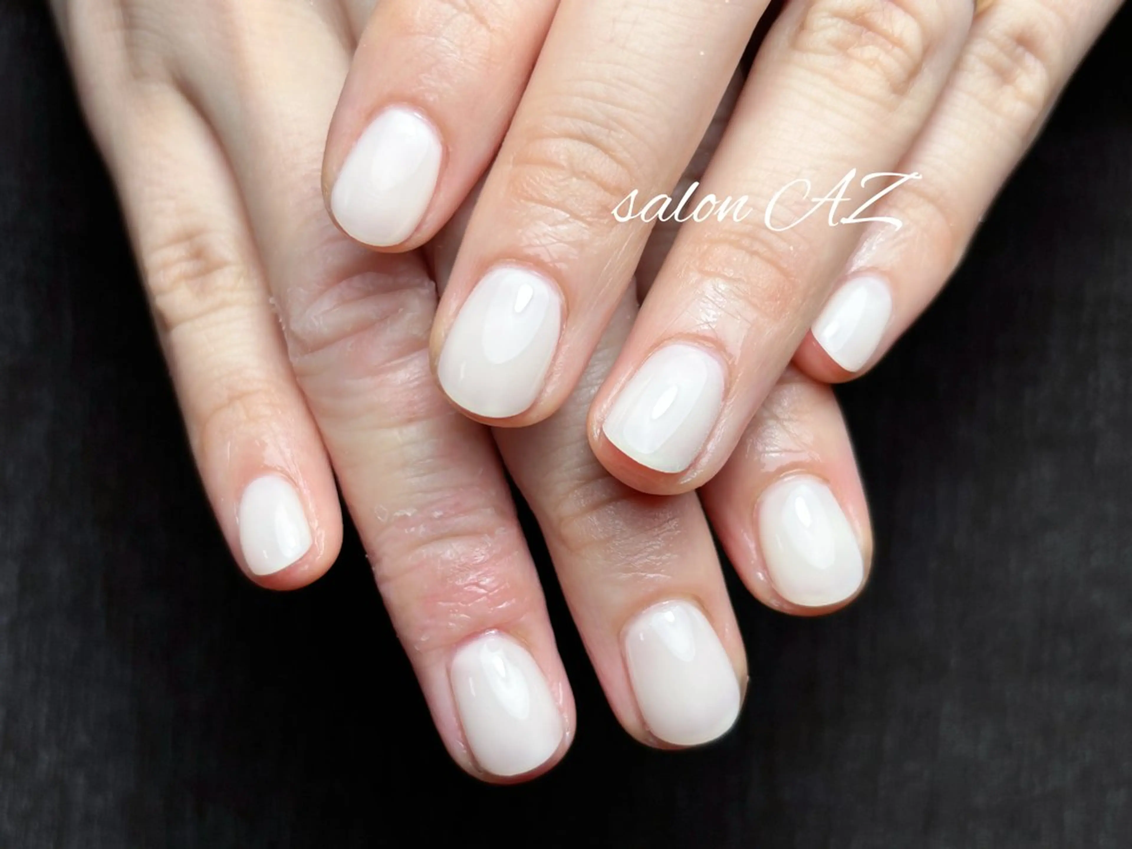 ネイル アートネイル 長さ出し フットネイル フレンチネイル ジェルネイル salon AZのネイルデザイン