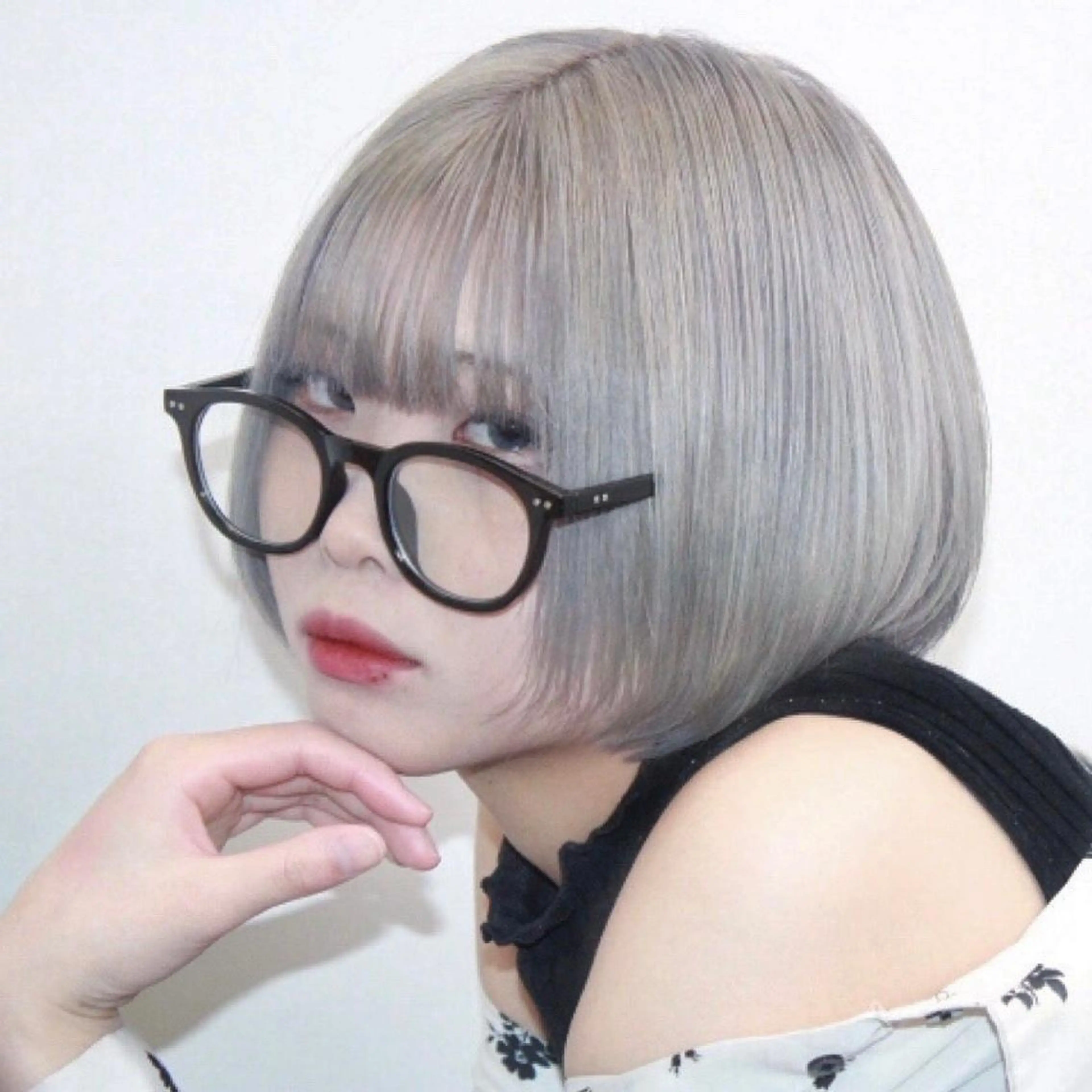 ショート カラー ショートボブ ハイトーンカラー ボブ ショートヘア 浅井 蓮のヘアスタイル