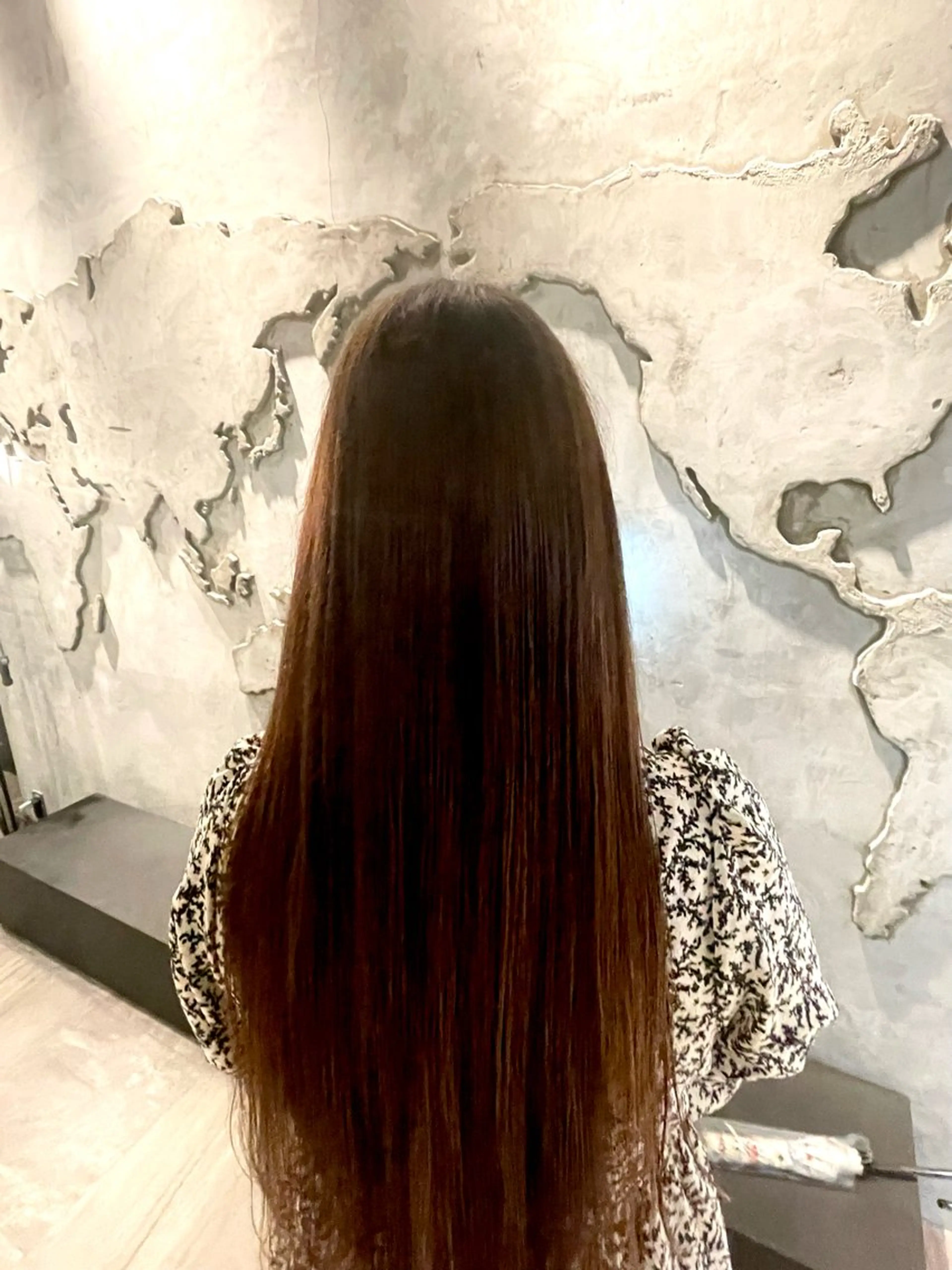 ロング カラー 🎈ブリーチなし暖色 カラー/レッド/ゆいのヘアスタイル