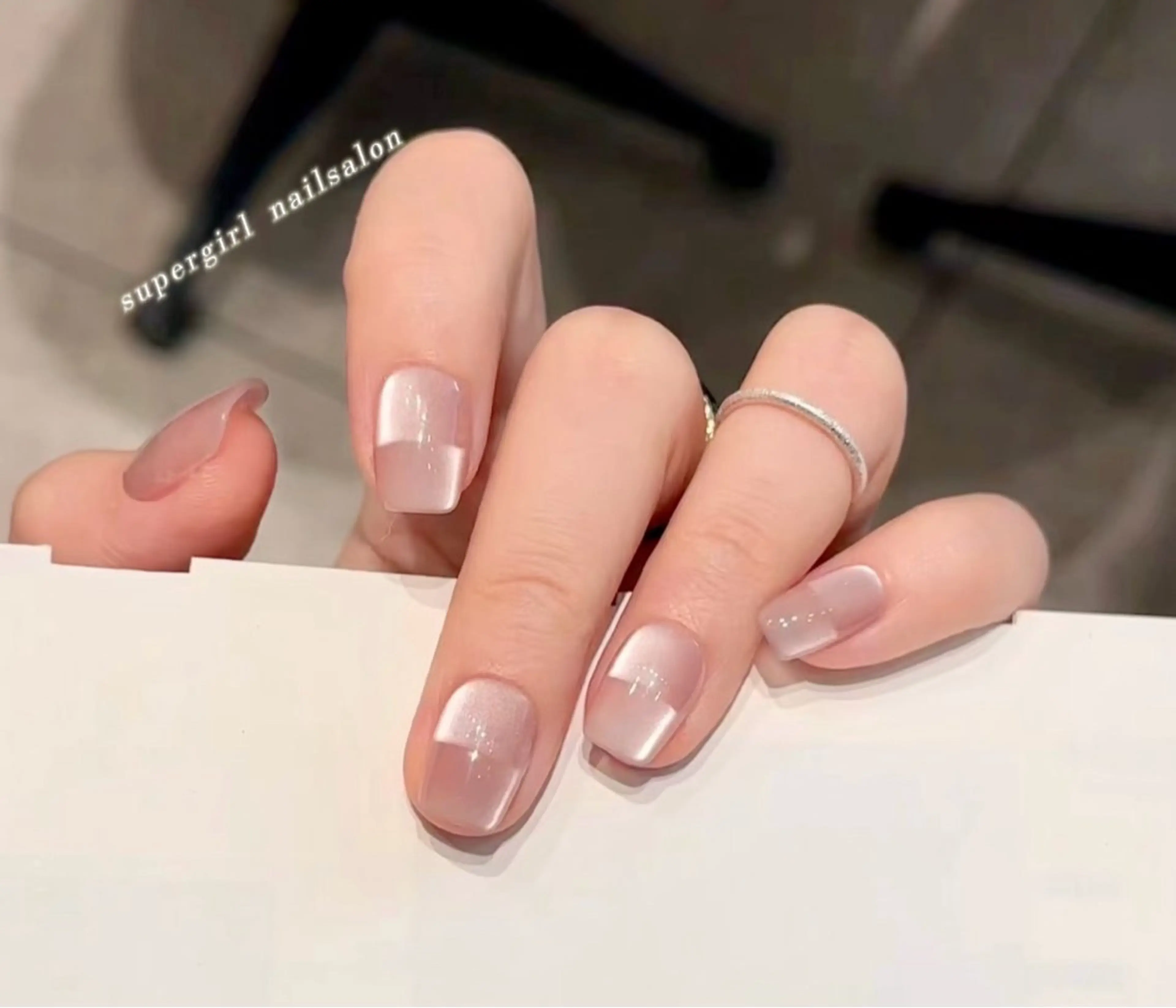 🎀ハンド🎀オンブレマグネット(オフ、ケア込み)¥6500の写真