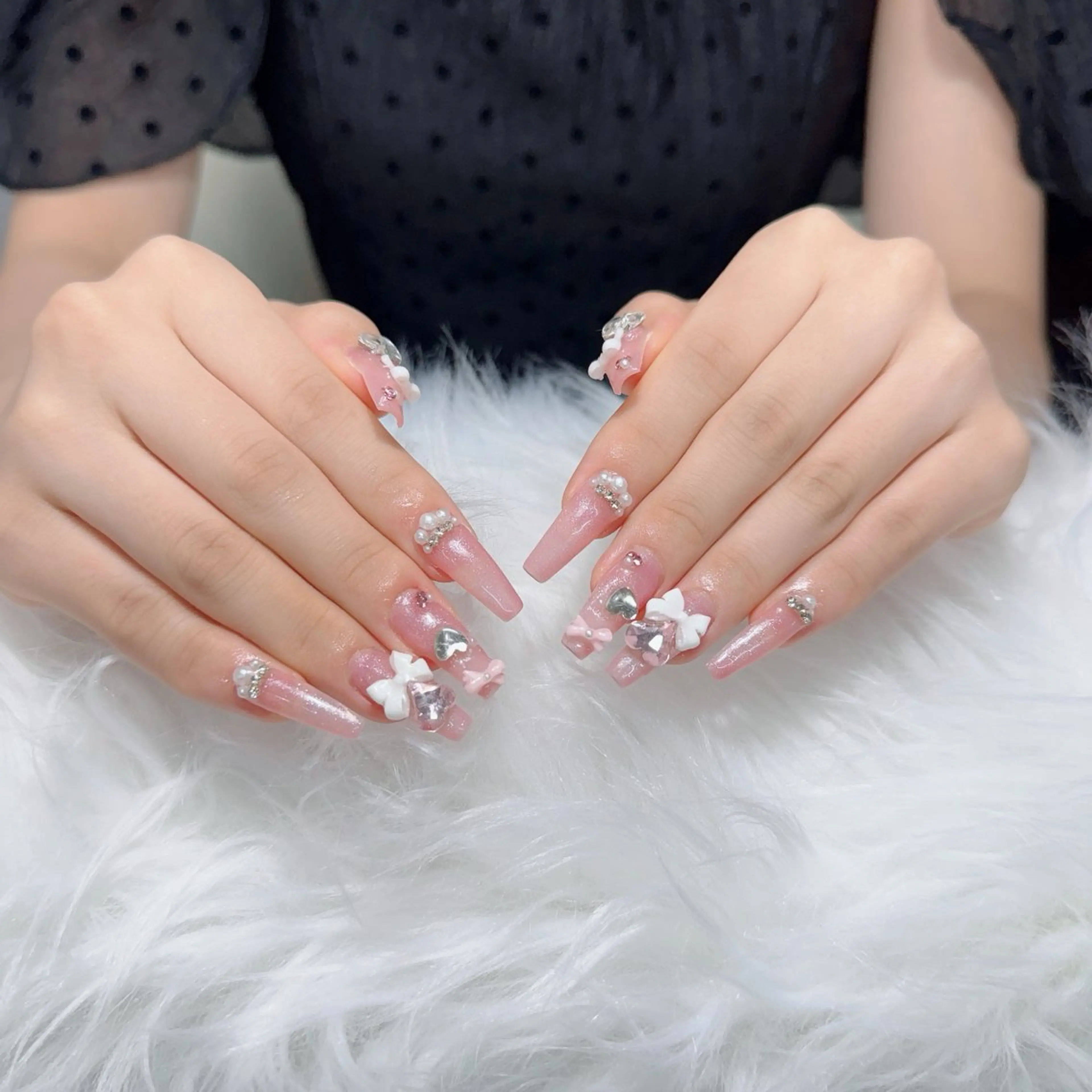 ネイル アートネイル フレンチネイル ジェルネイル 韓国ネイル マグネットネイル ハンドネイル Lenie Shinokuboのネイルデザイン