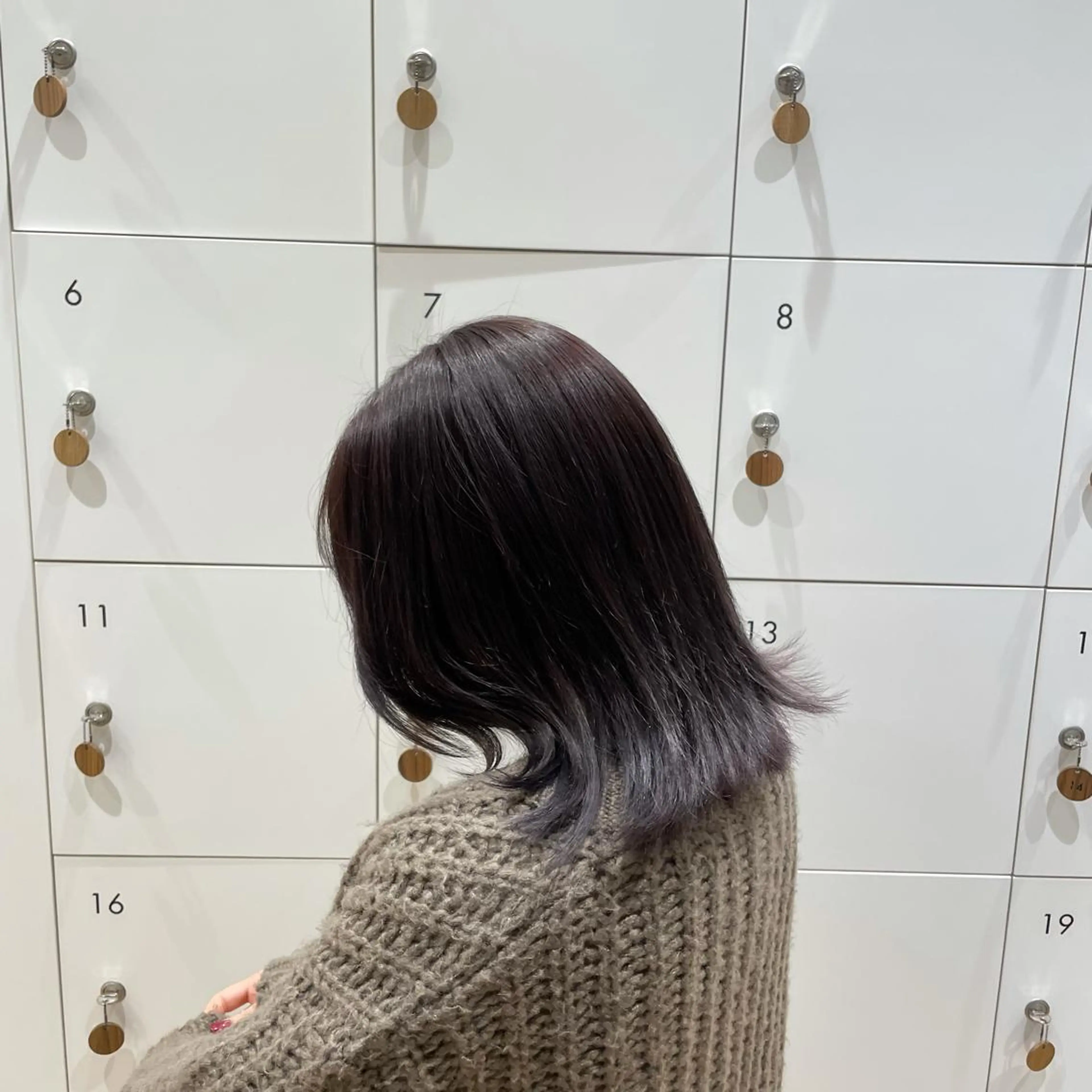 ミディアム カラー パープルカラー uka 東京ミッドタウン 六本木所属・🥀似合わせ🥀 柔らかカラー・タイトのヘアスタイル