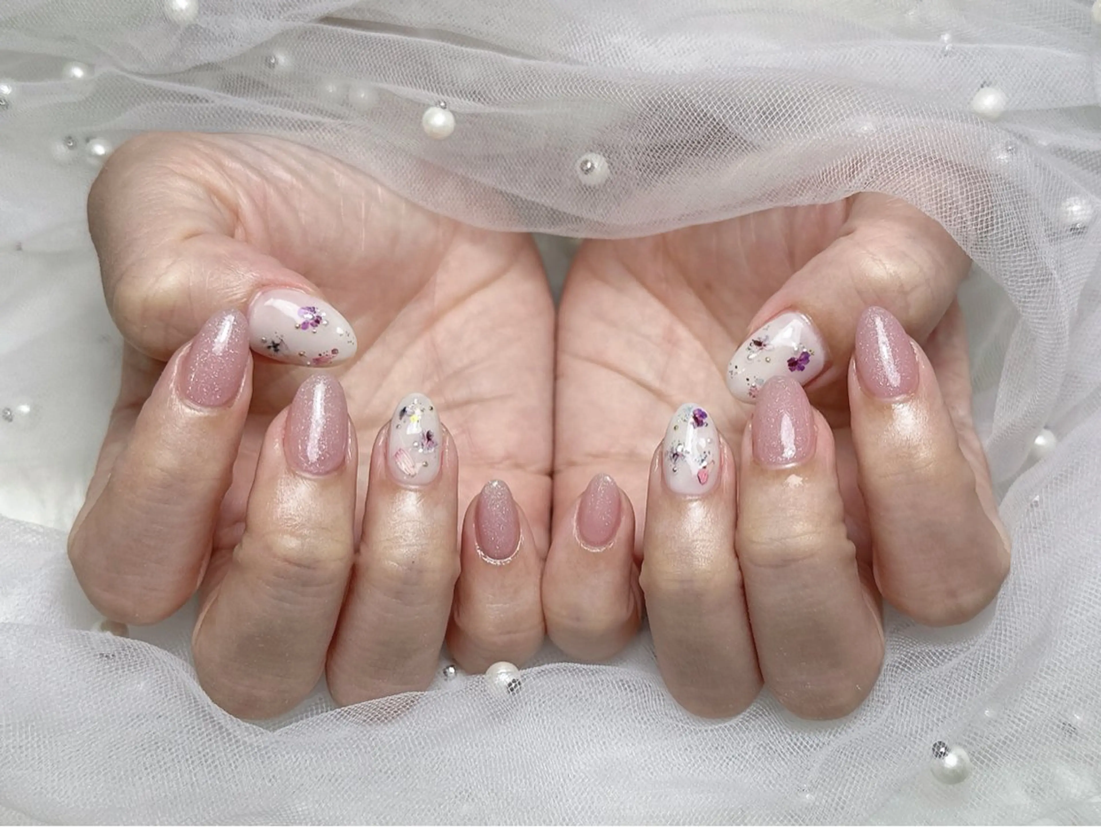 ネイル ハンドネイル Eclat〔ｴｸﾗ〕 MOEKA𝜗𝜚*のネイルデザイン