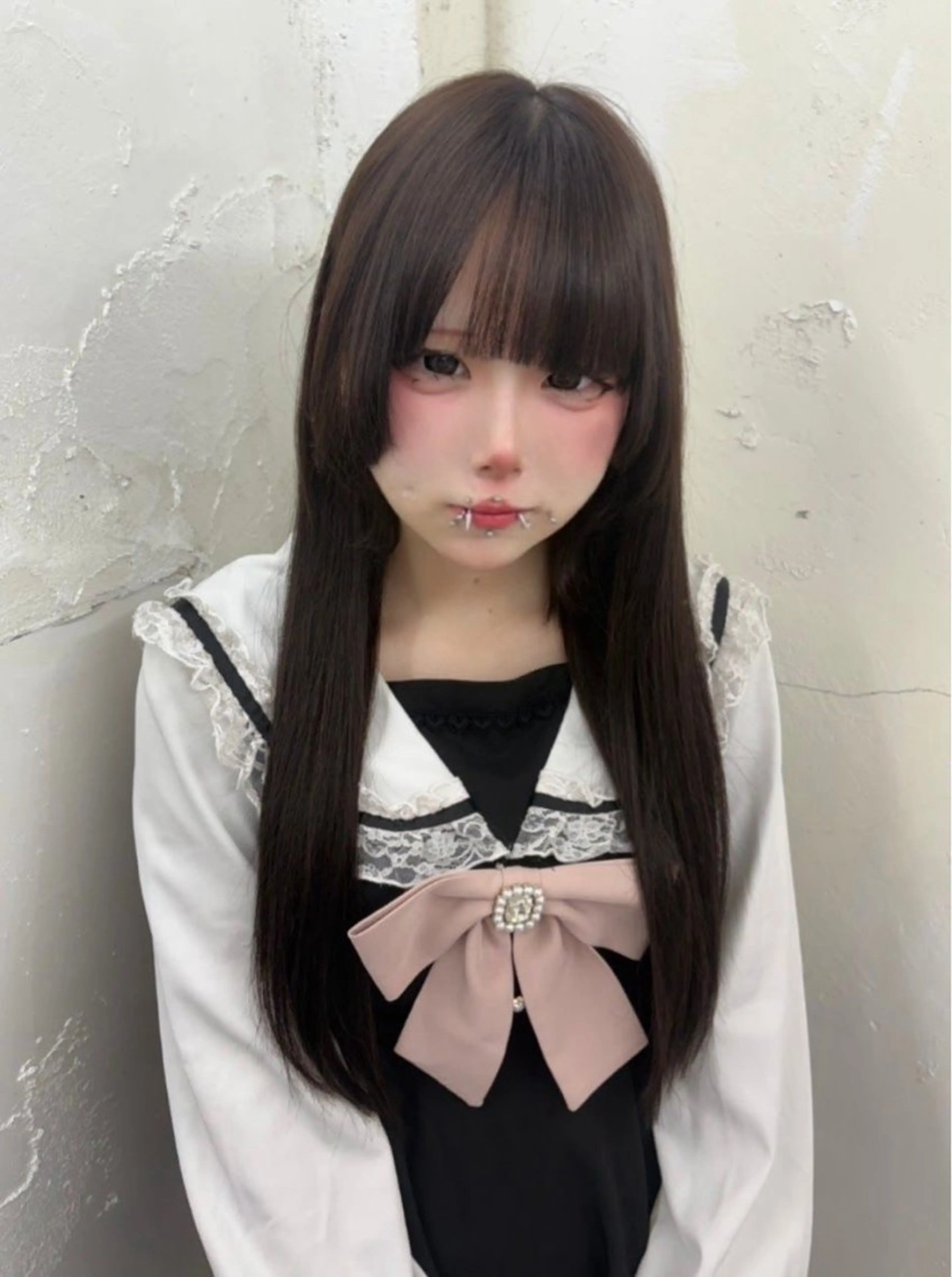 ロング カラー ボブ エクステ ロング ヘアカラー エクステ 🫧miyu/艶カラ ーエクステ🫧のヘアスタイル