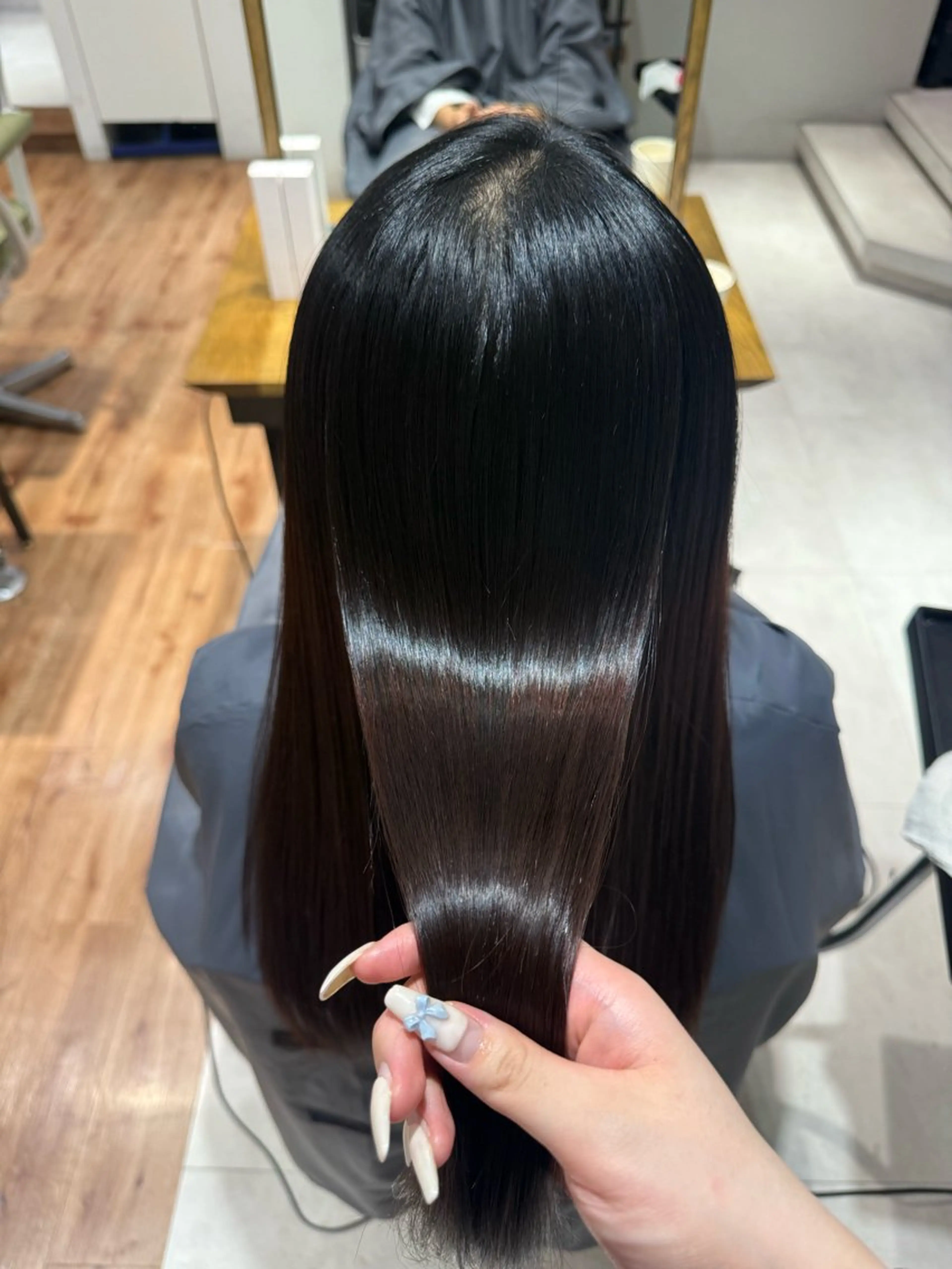 パーマ ストレートパーマ かとう きりん🎀🪽のヘアスタイル