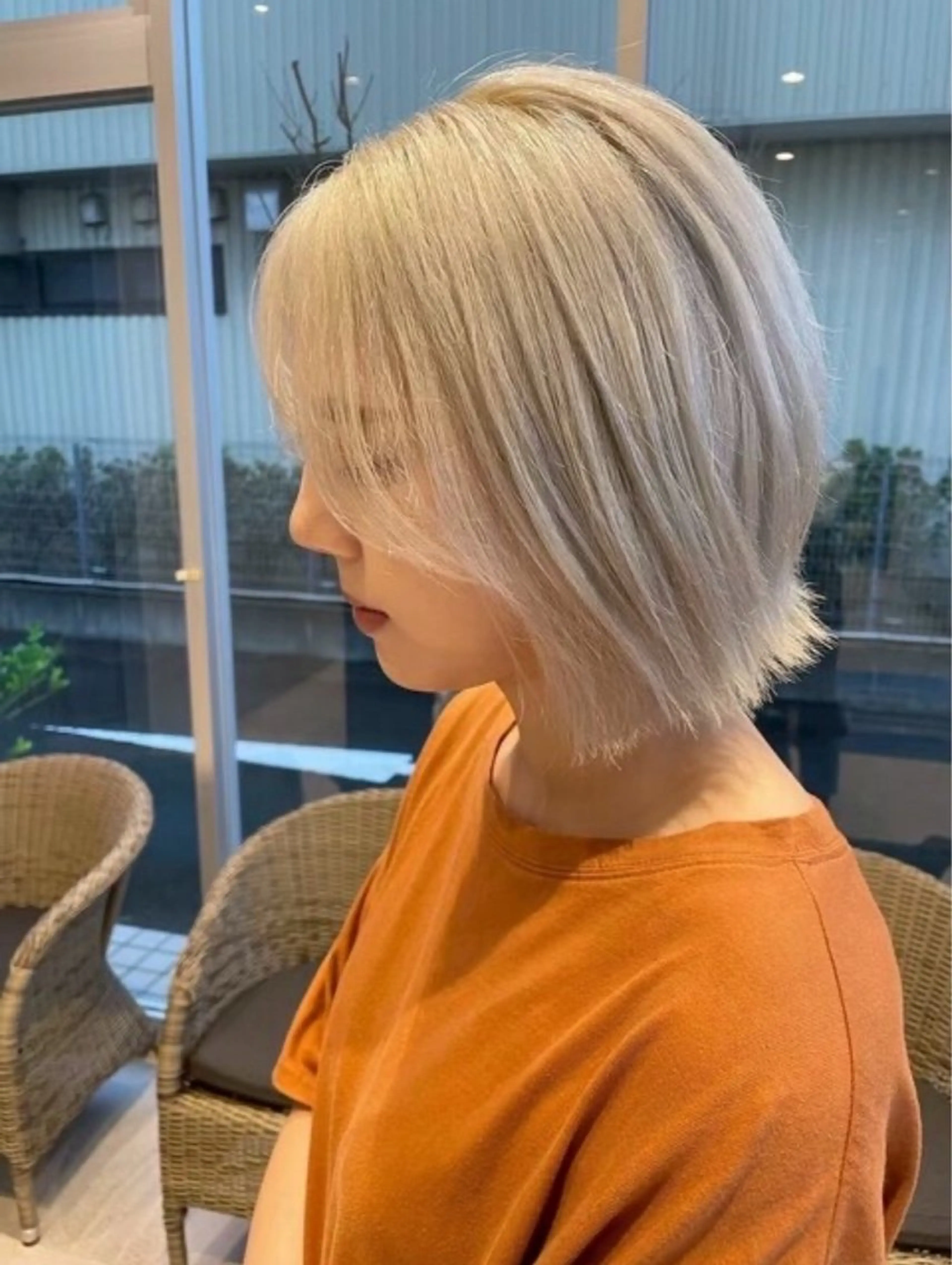 ショート 中竹 利奈のヘアスタイル