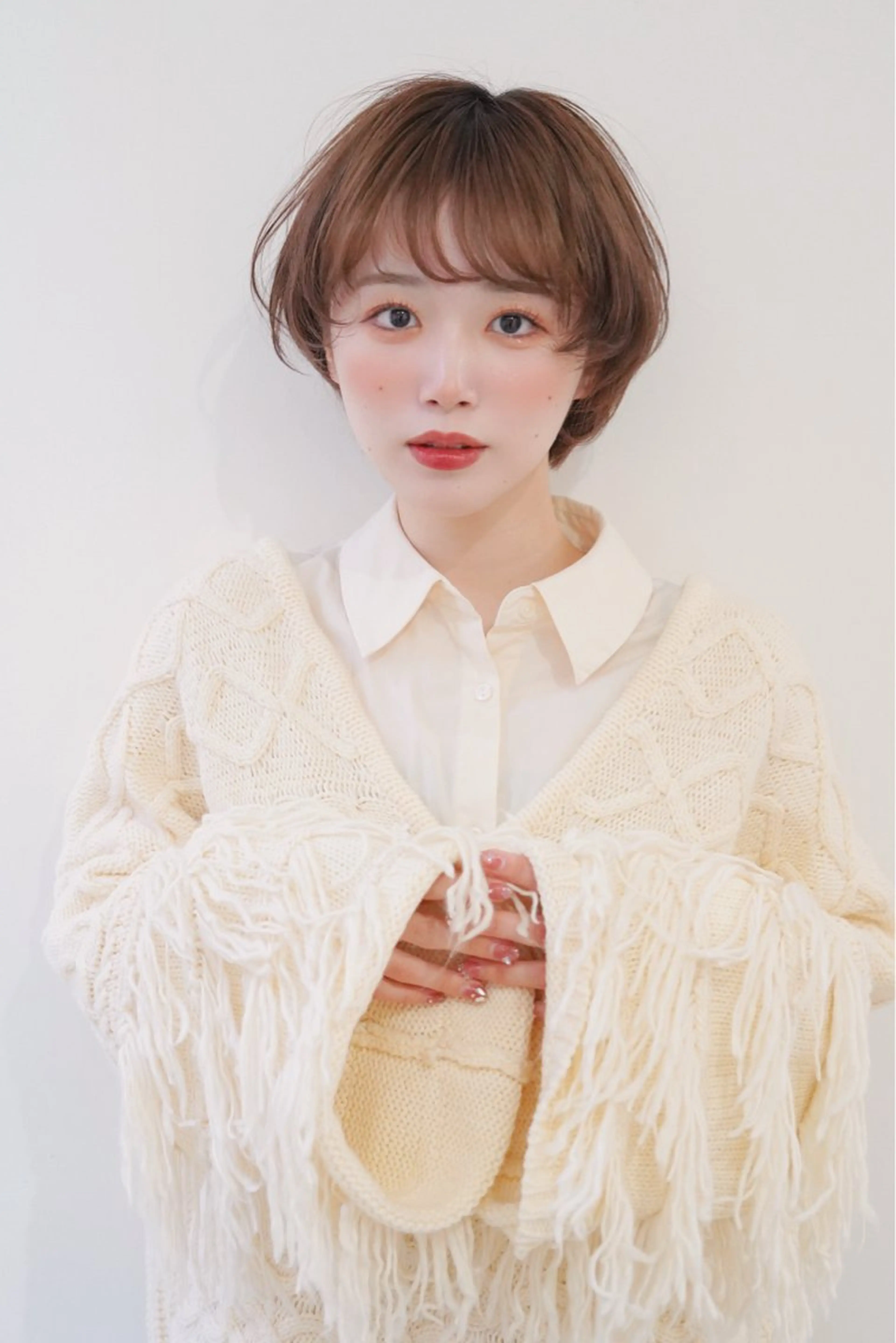 ショート カラー 透明感カラー 髪質改善 ショートヘア fhami 店長 髪質改善　DAITOのヘアスタイル