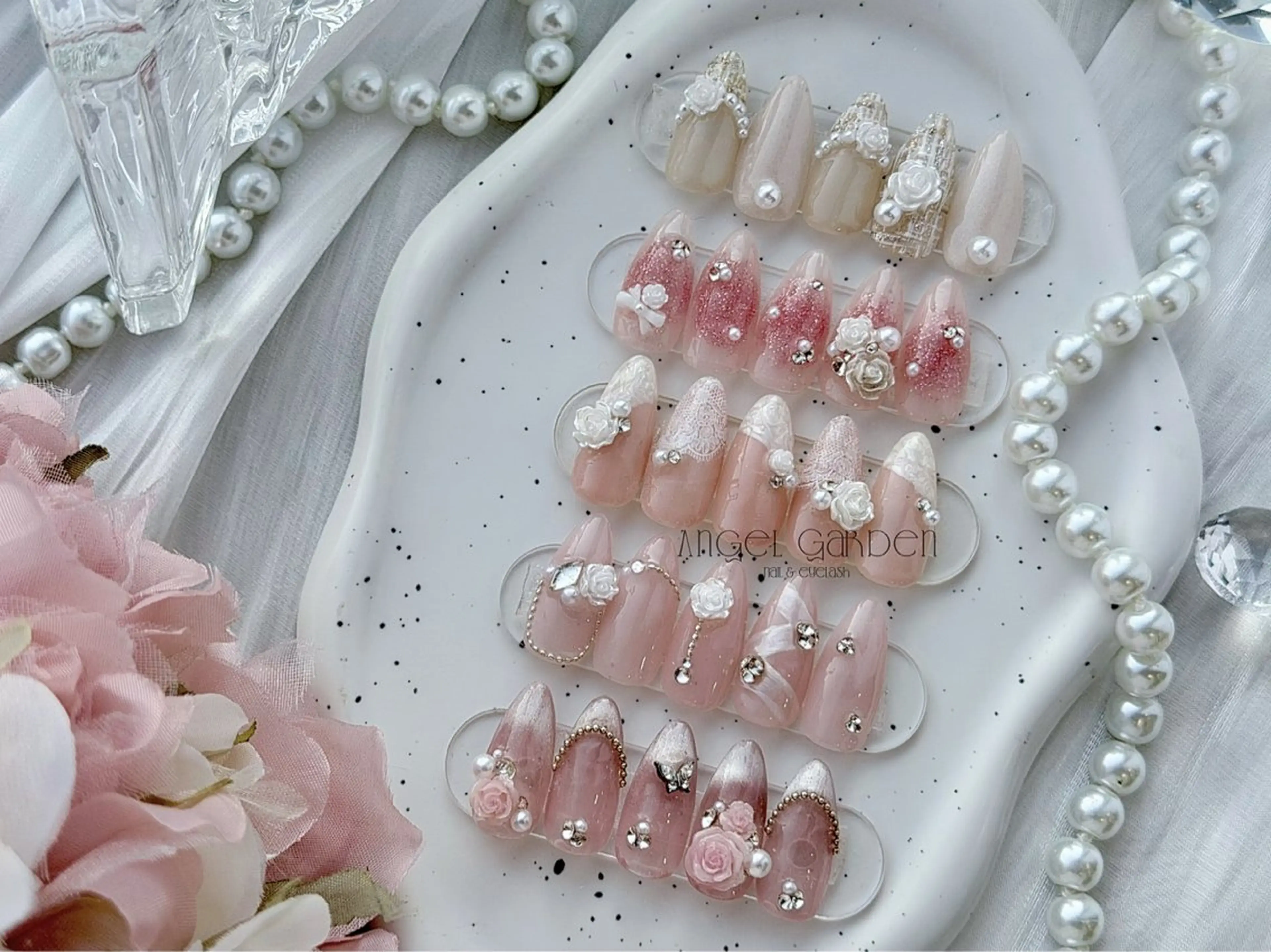ネイル ブライダルネイル Angel Garden 青山のネイルデザイン