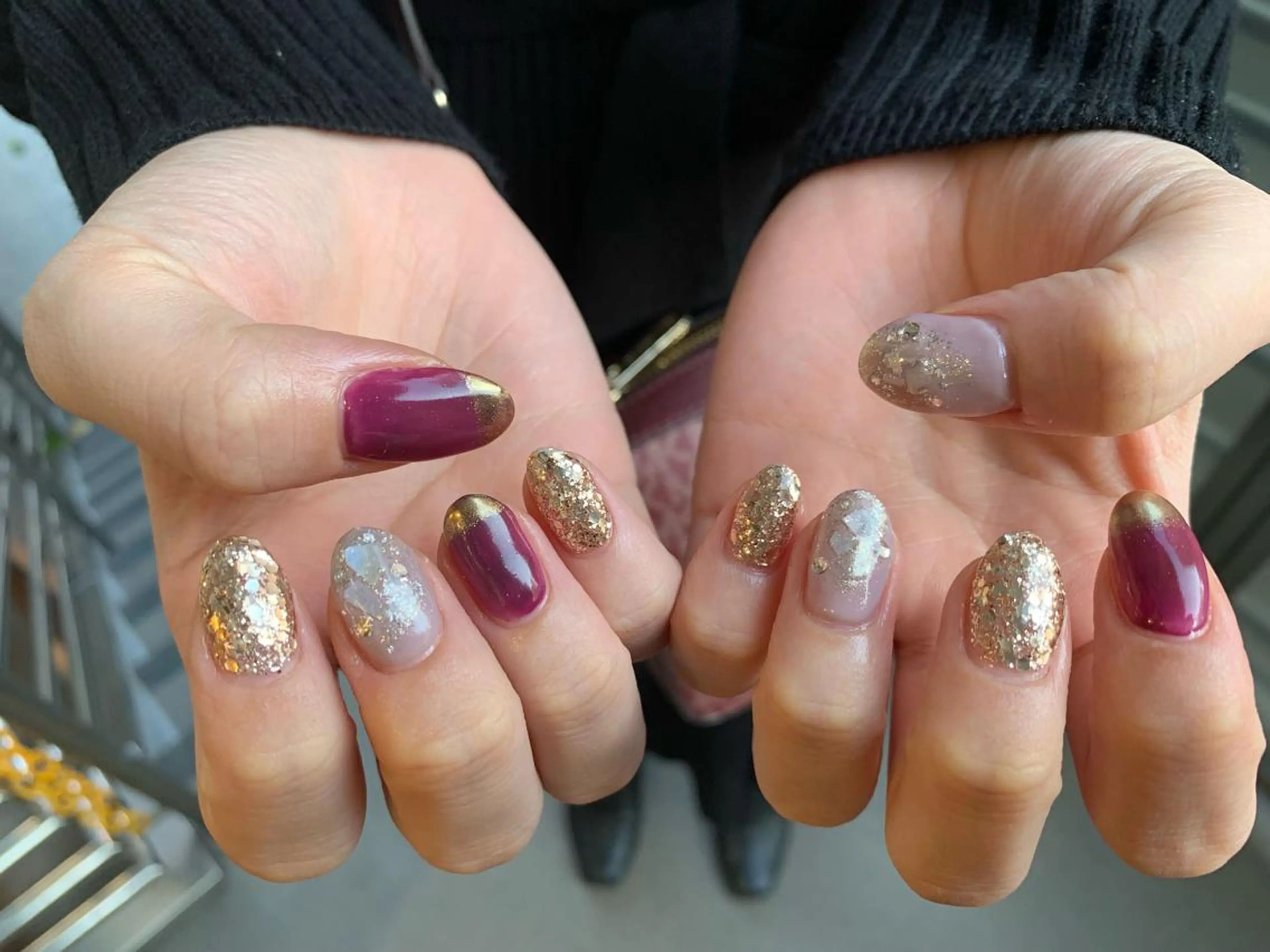 ネイル 持ち込み マキノ ユイのネイルデザイン