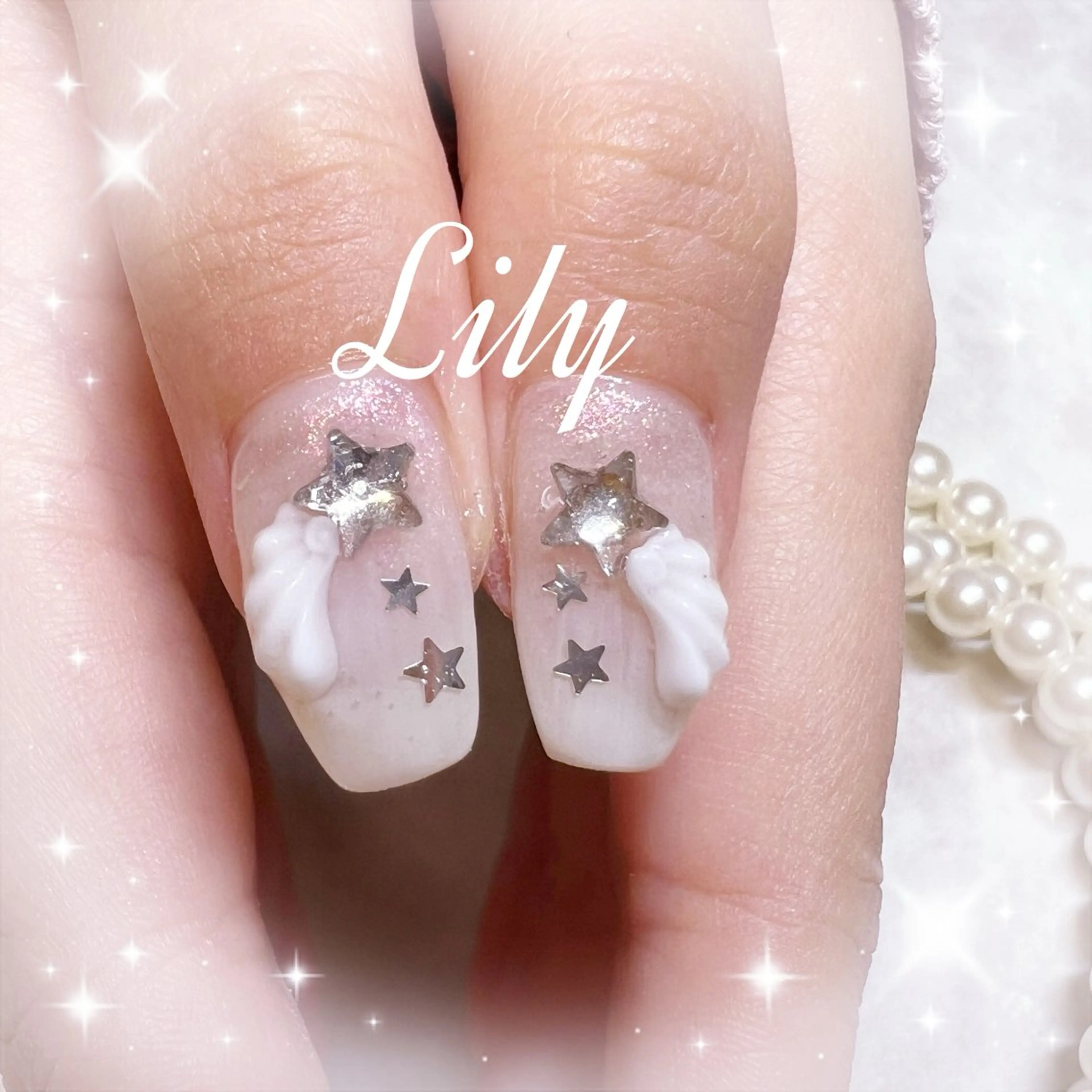 ネイル ハンドネイル Lily*nail 🌻Mii🌻のネイルデザイン