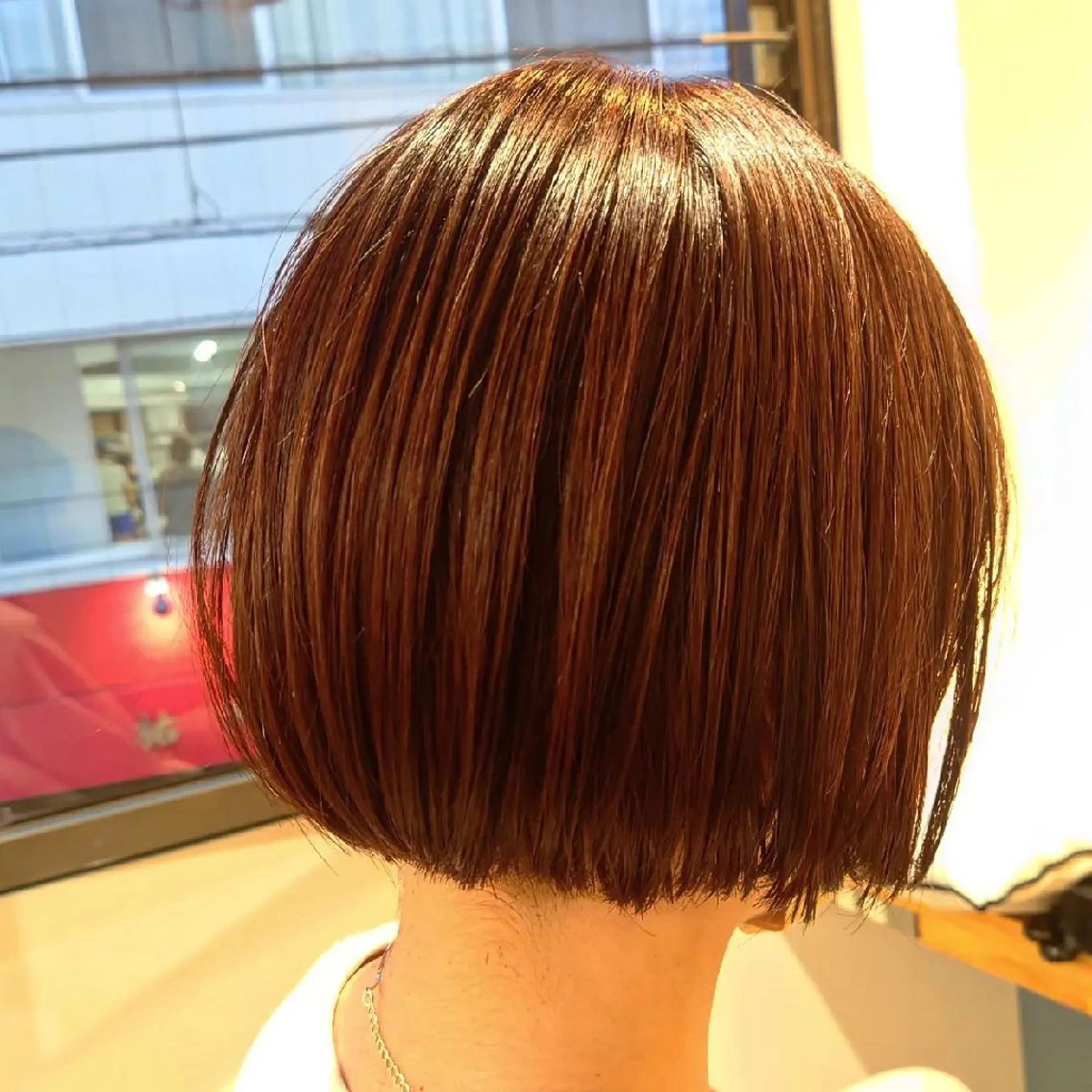 ミディアム カラー ボブ カット ヘアカラー CESLIONS祐天寺所属・田中将平【 サロンマネージャー】のヘアスタイル