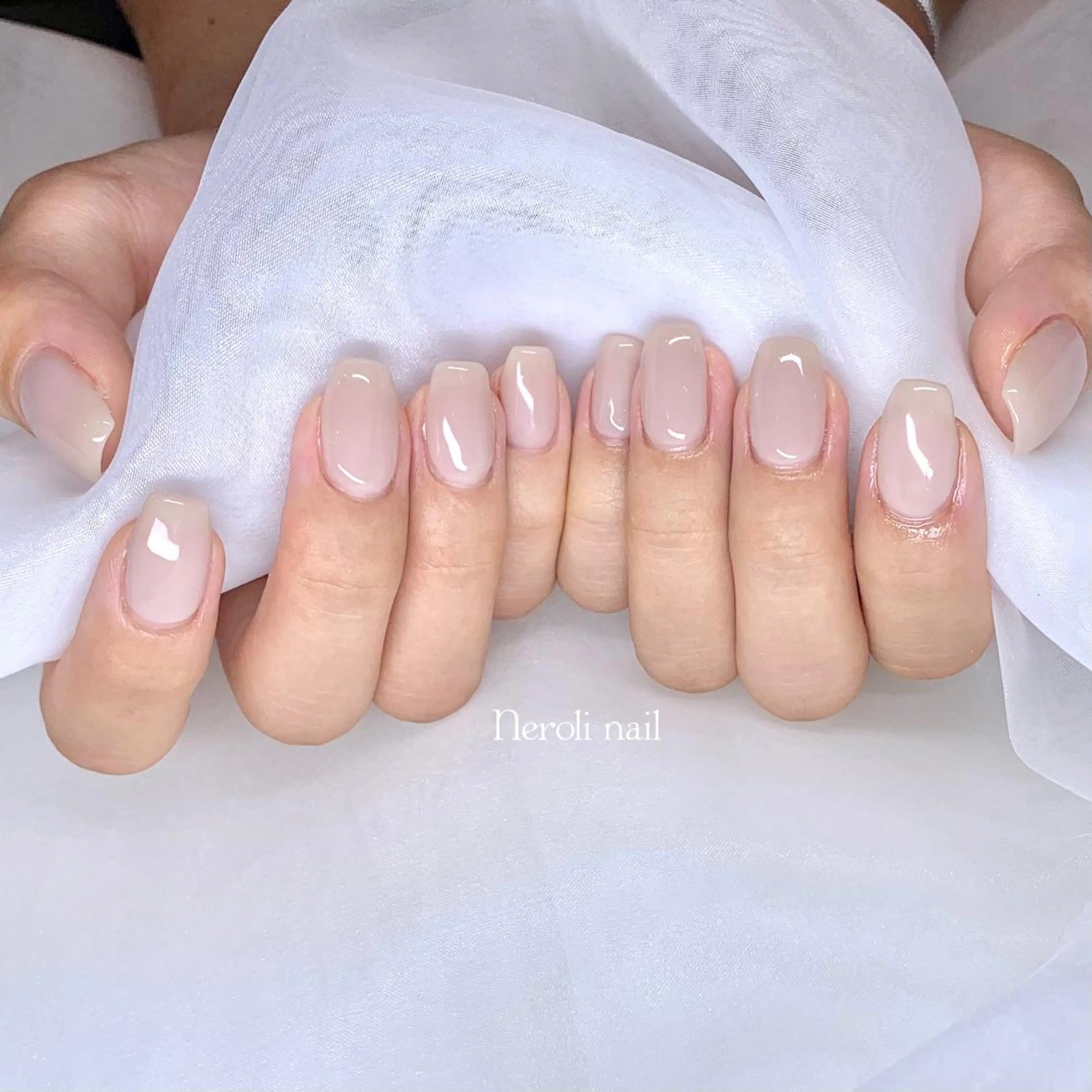 ネイル ワンカラーネイル Neroli nailのネイルデザイン