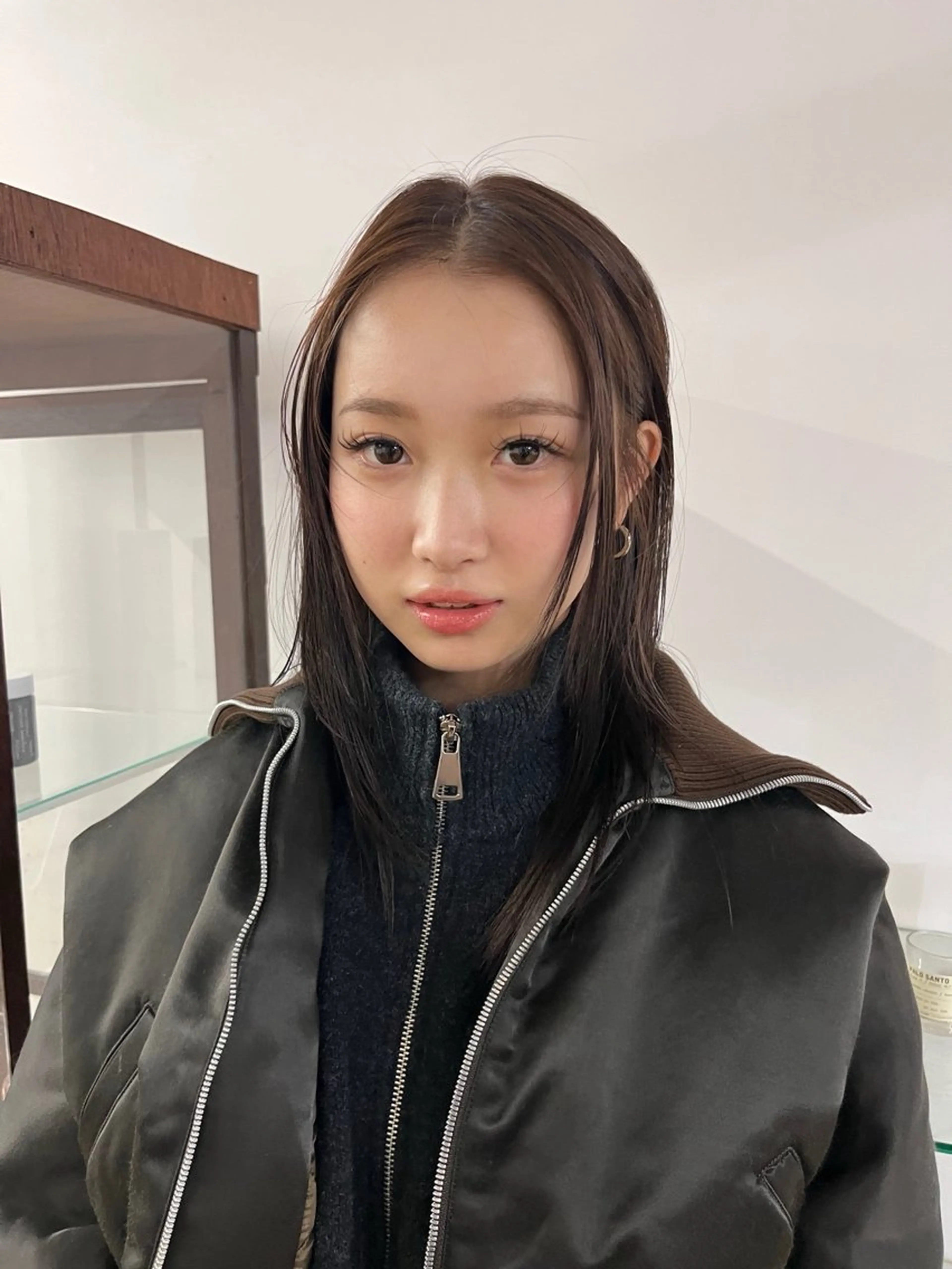 ロング カラー ヘアアレンジ レイヤーカット shui/艶カラー ／柔らかストレートのヘアスタイル