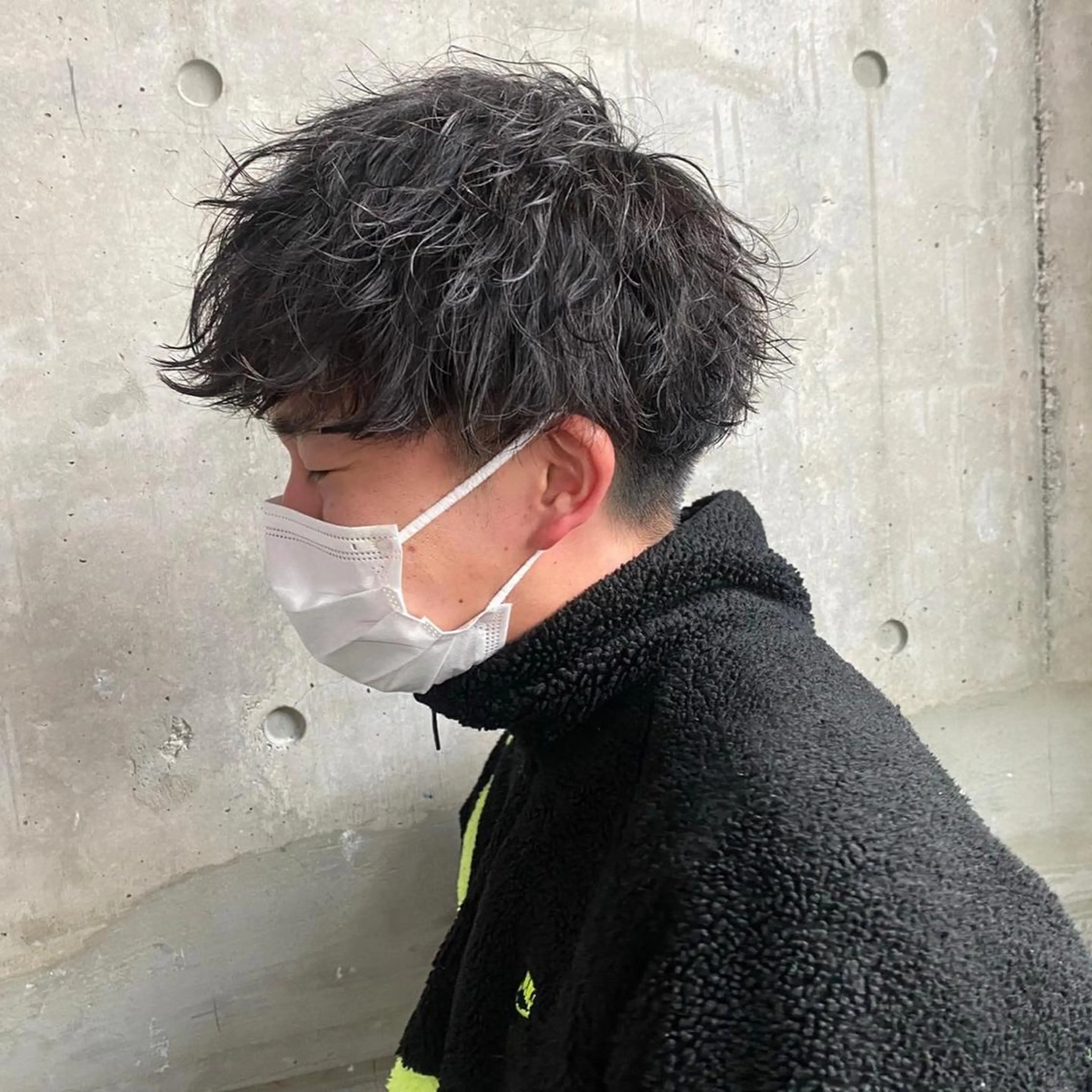 カラー パーマ メンズ ブリーチなし透明感 カラー/MISANOのヘアスタイル