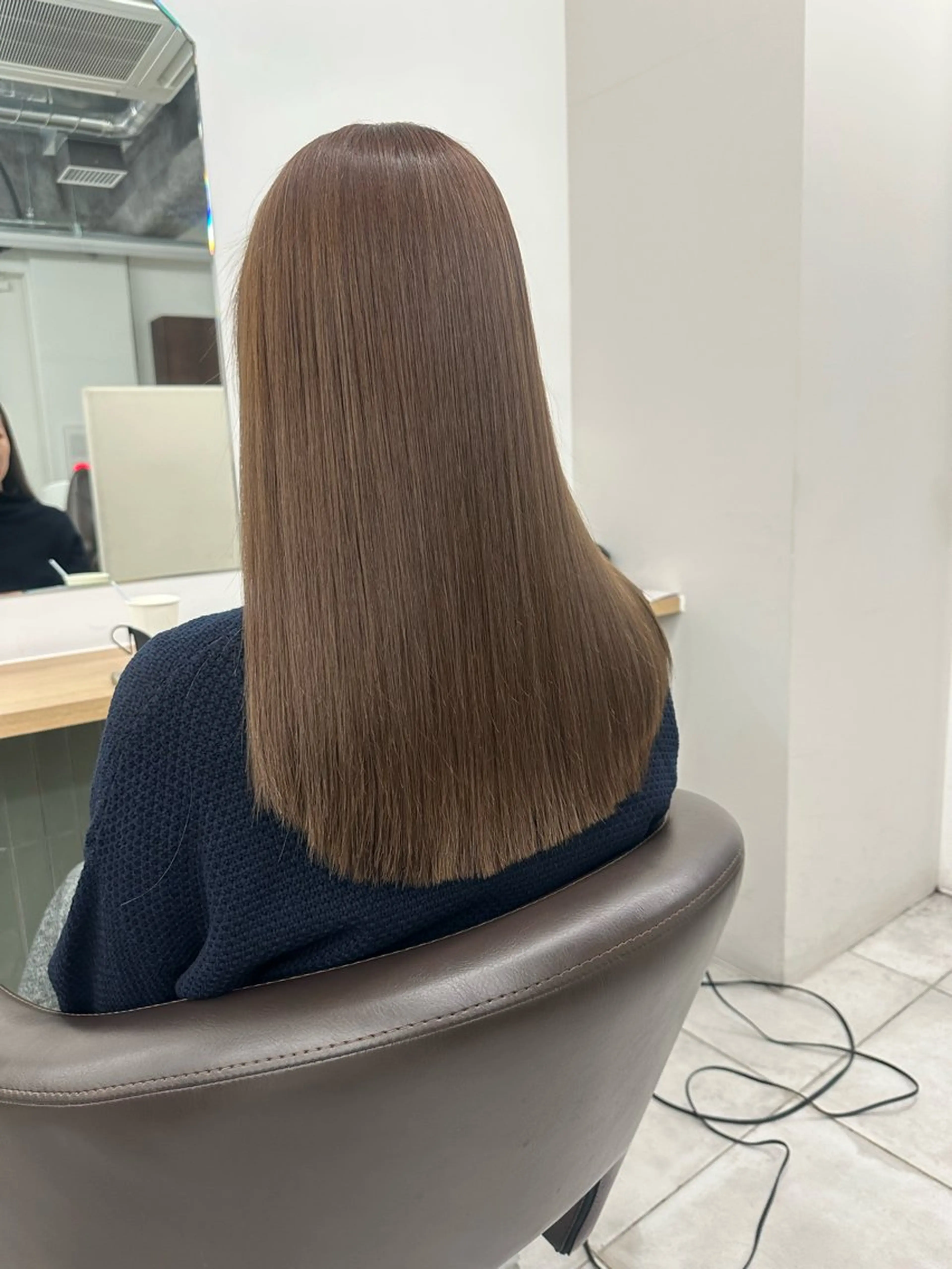 ミディアム カラー キッズ カット ヘアカラー トリートメント オトナヘア🌸 harukaのヘアスタイル