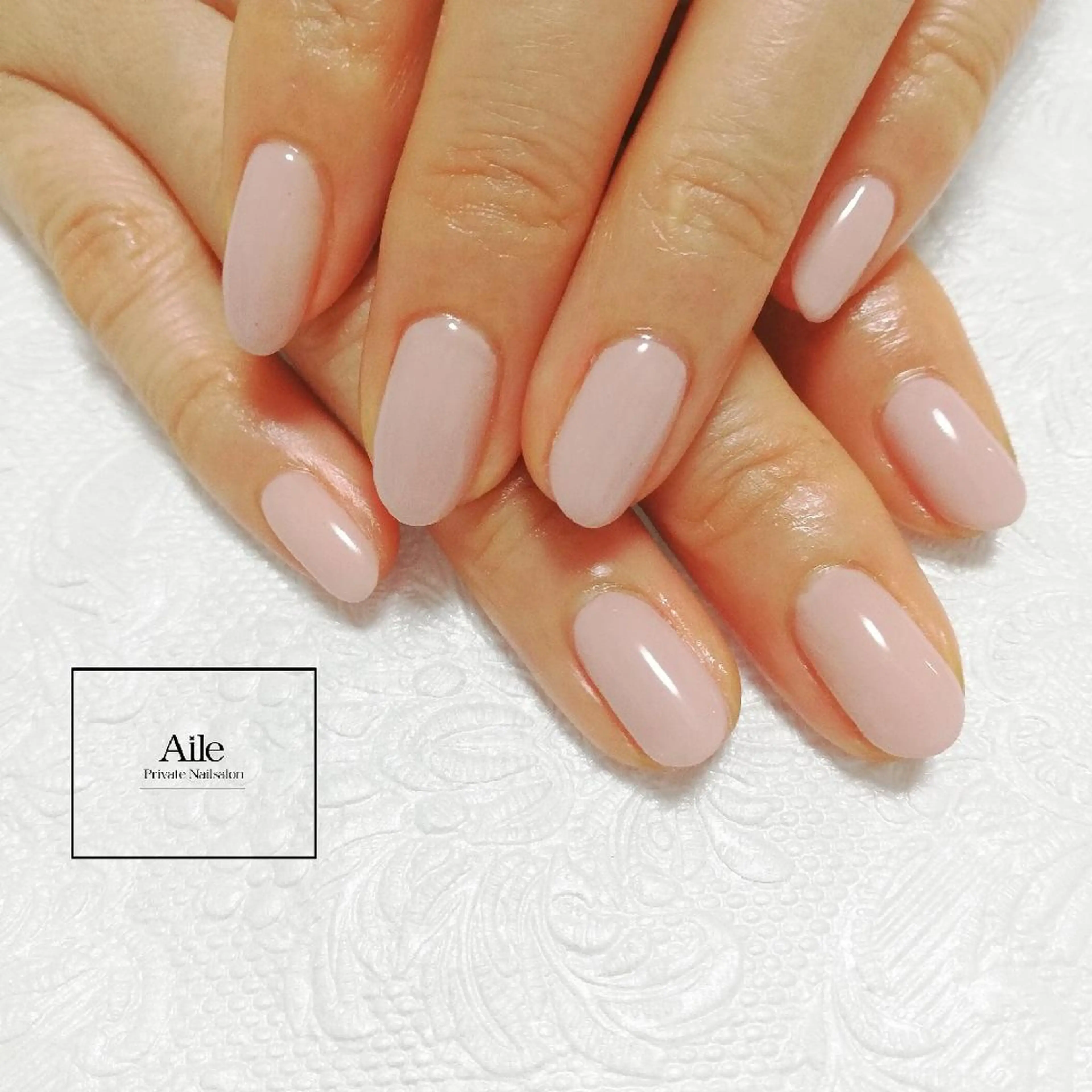 ネイル ワンカラーネイル なが さきのネイルデザイン