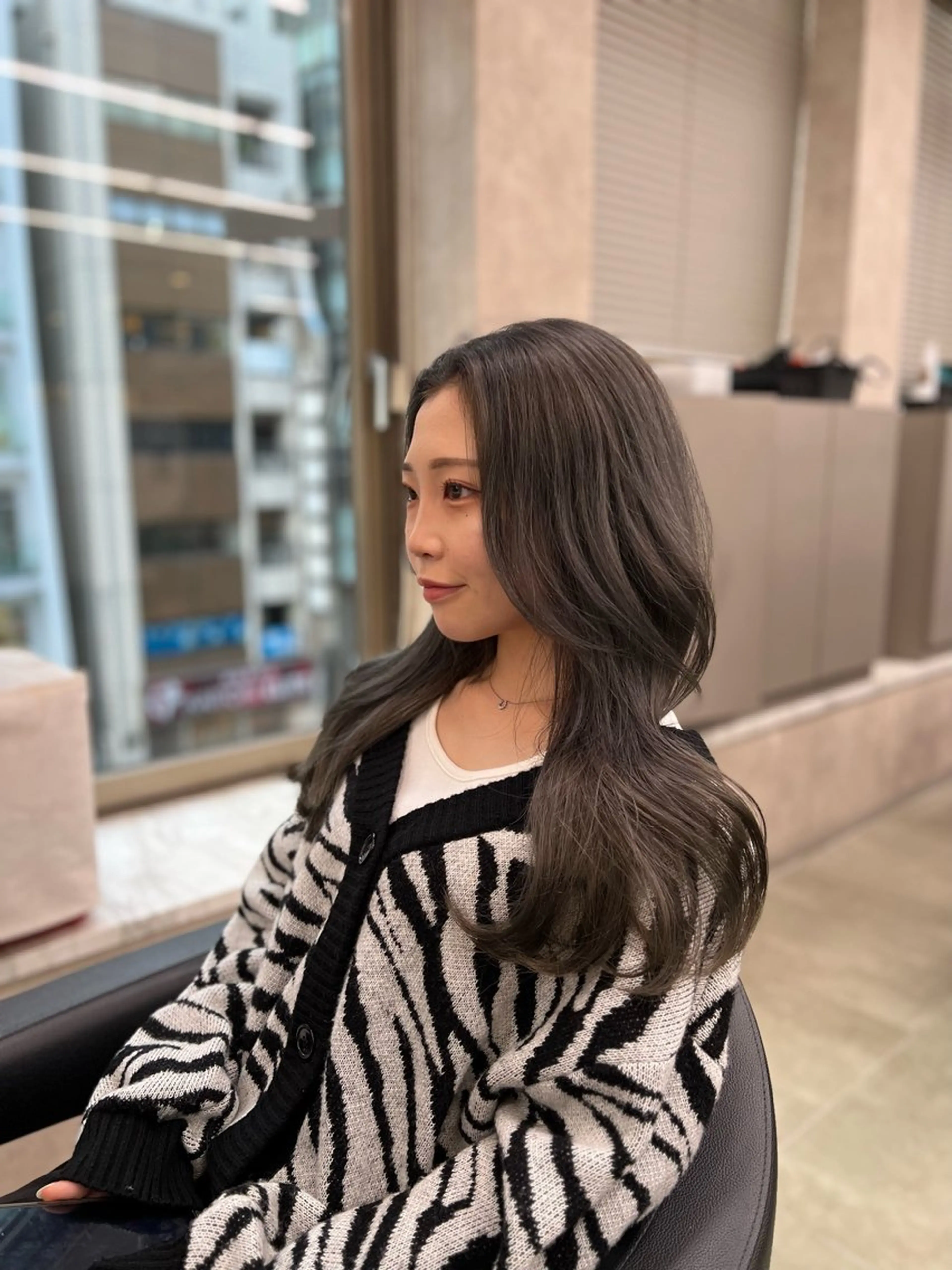 ロング カラー ヘアアレンジ 透明感×韓流ハイ トーン🫧RYUTAのヘアスタイル