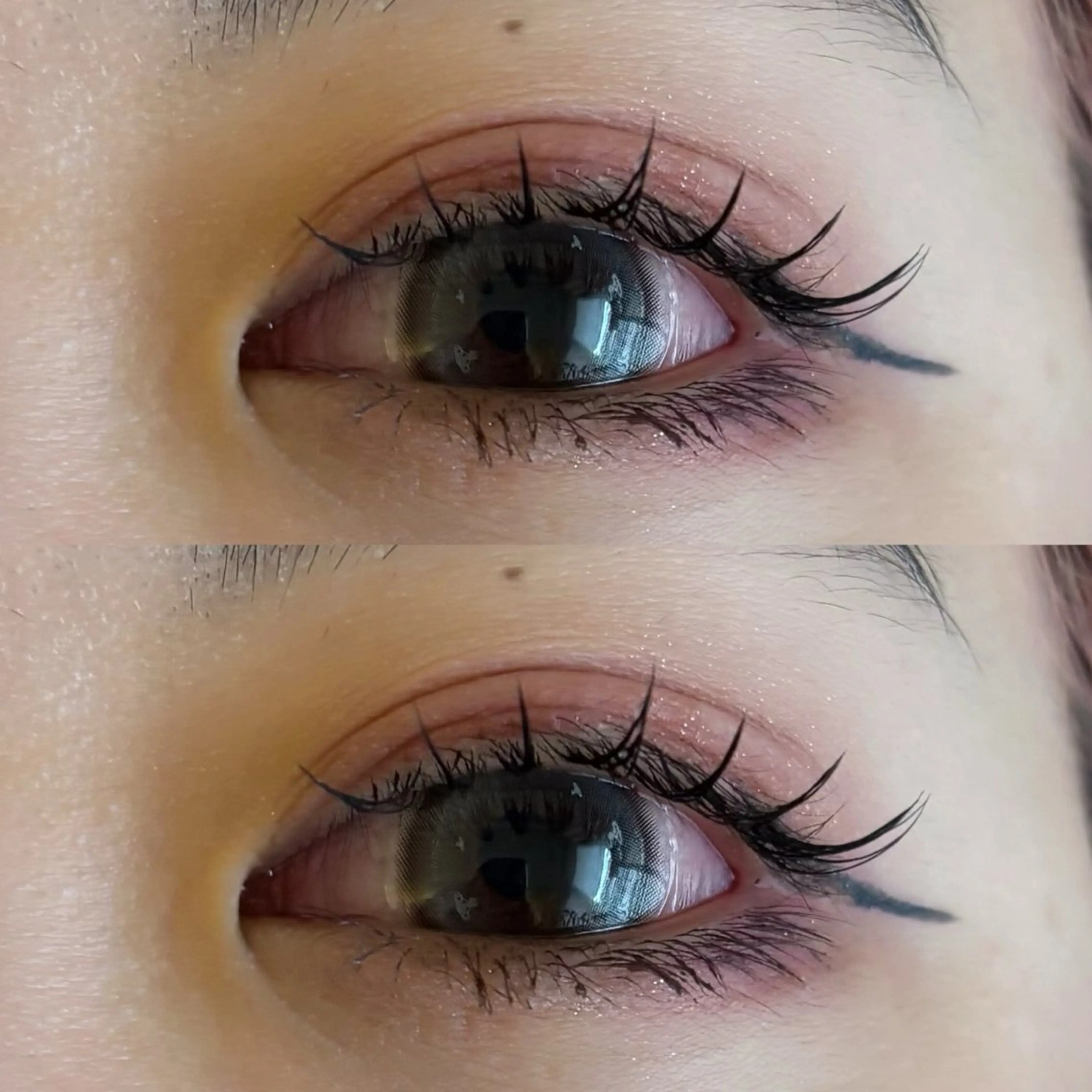 マツエク・マツパ Cカール フラットラッシュ ナチュラル 🍇chinatsu 🍇en Rêveのマツエク・マツパデザイン