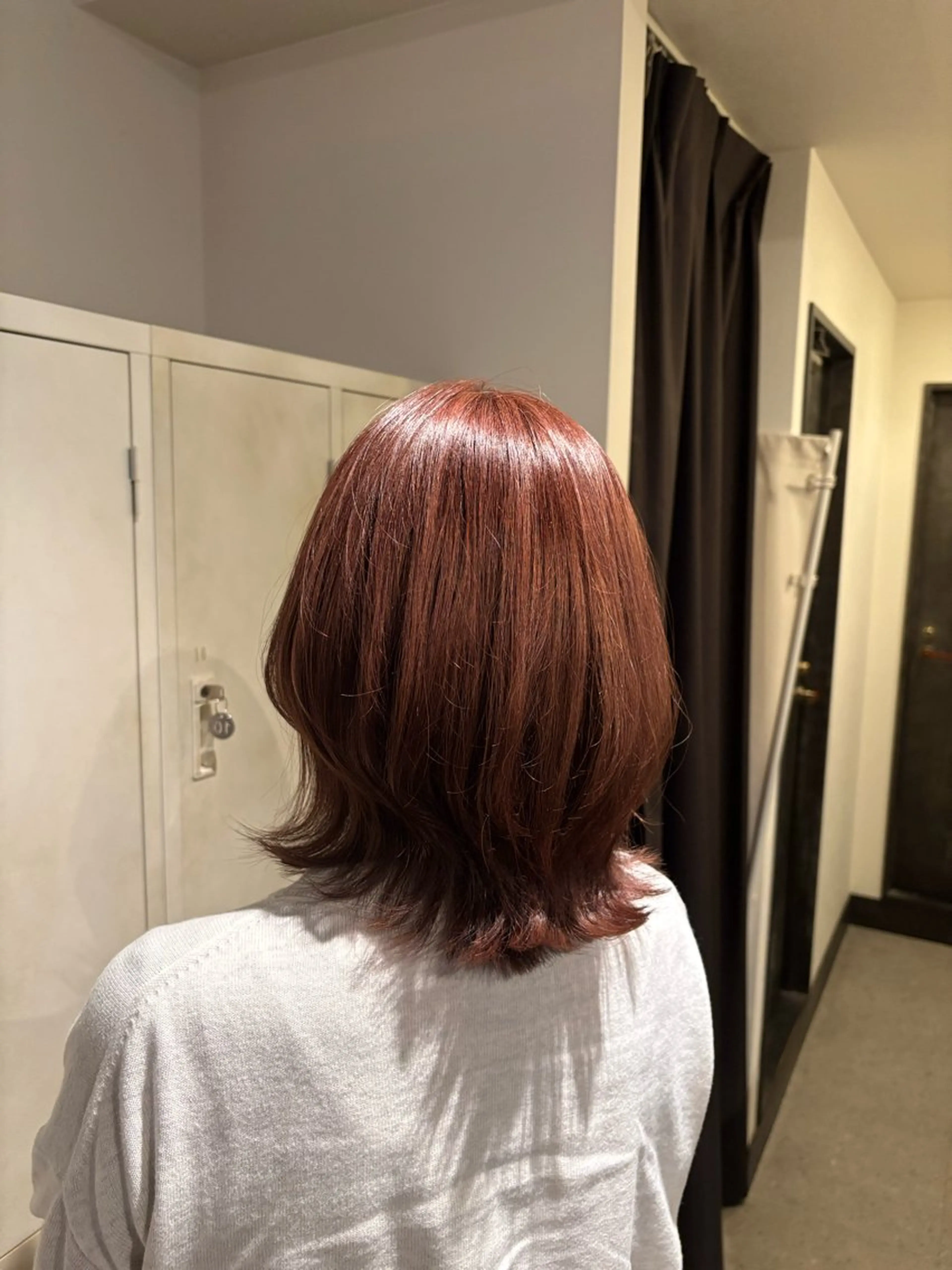 ミディアム カラー 透明感カラー/に合わ せカット/サクラ🌸のヘアスタイル