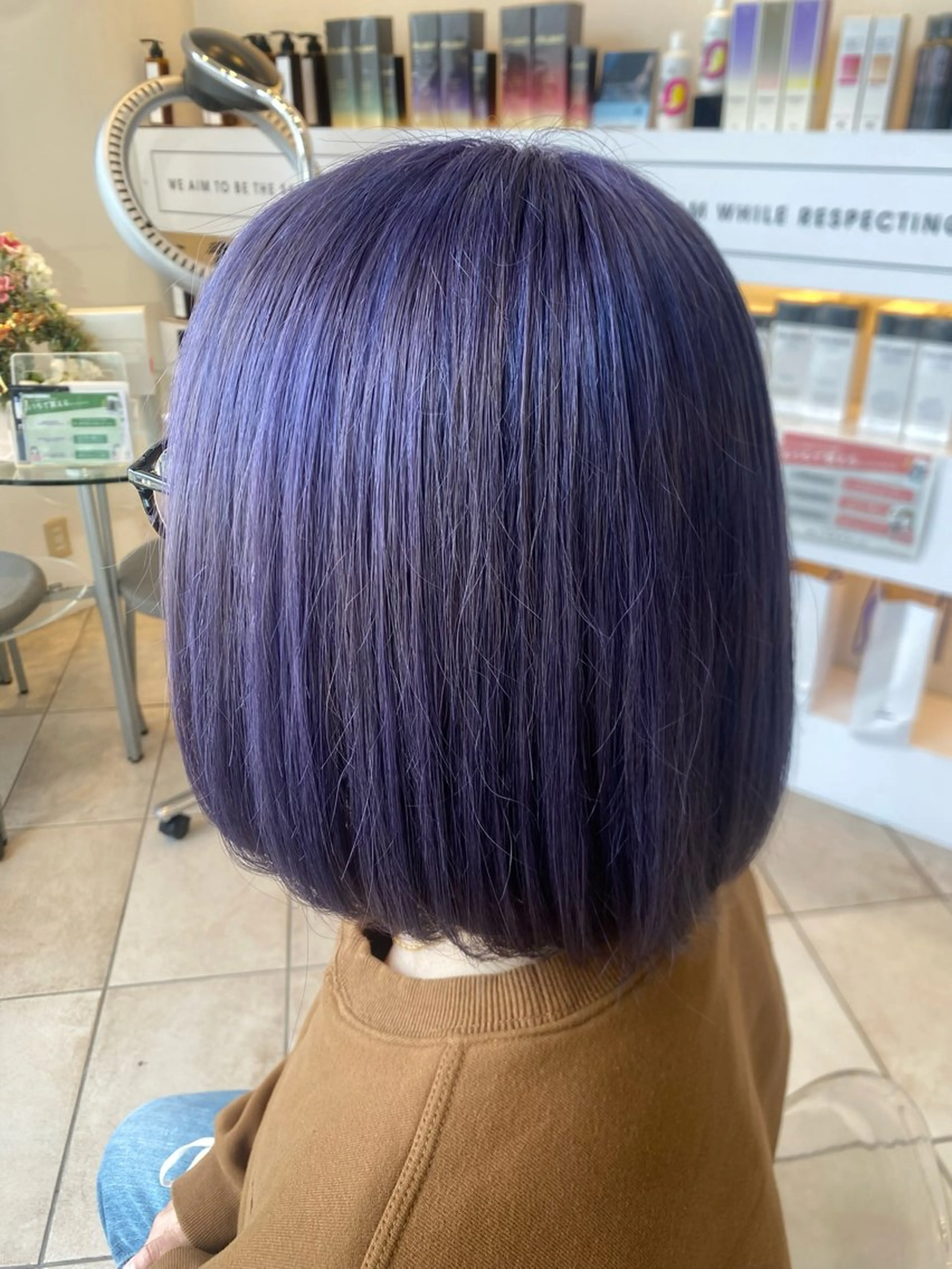 カラー seina🩰 ブリーチ/ヘアセットのヘアスタイル