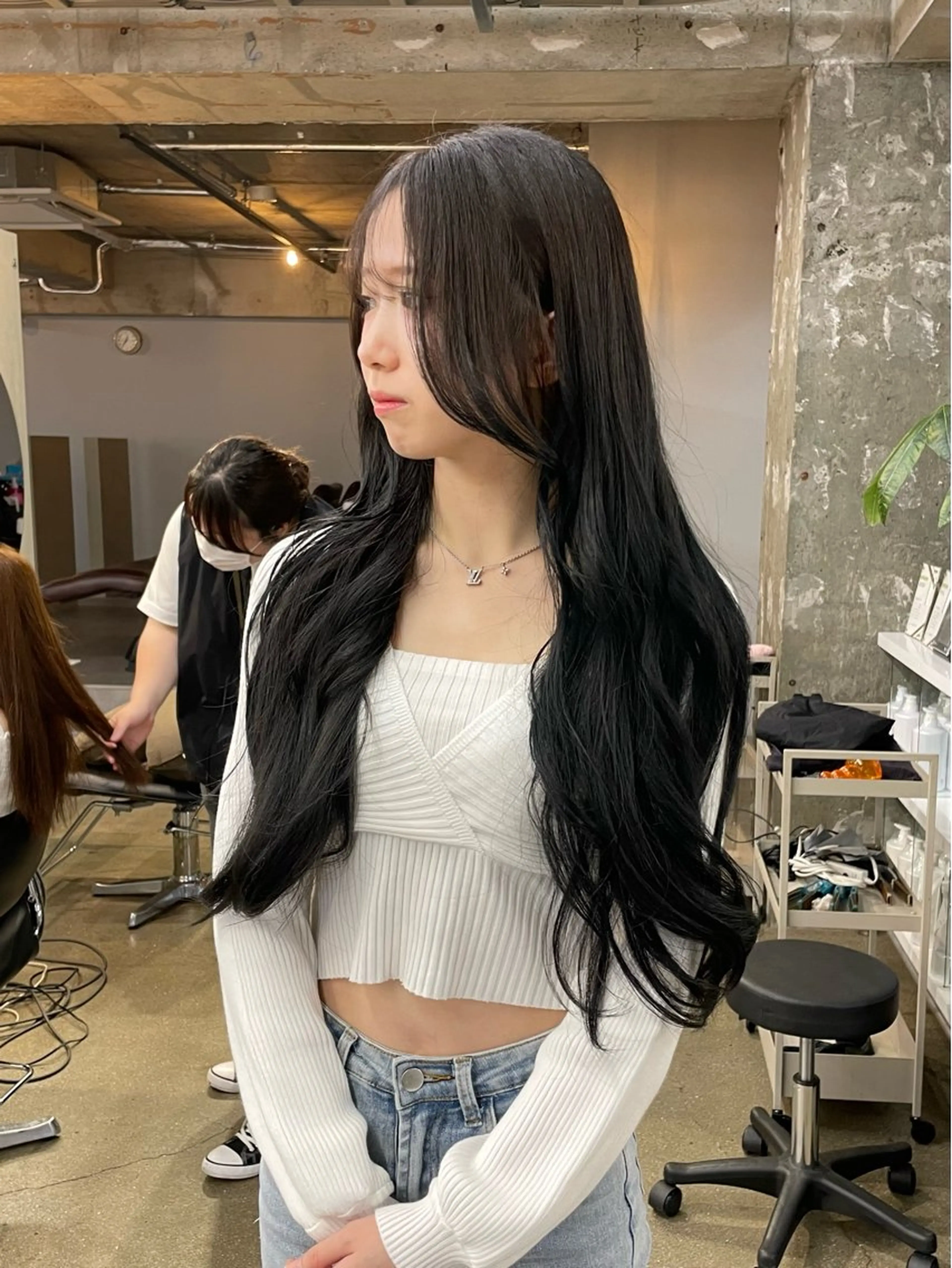 ロング カラー ミズタ マイのヘアスタイル