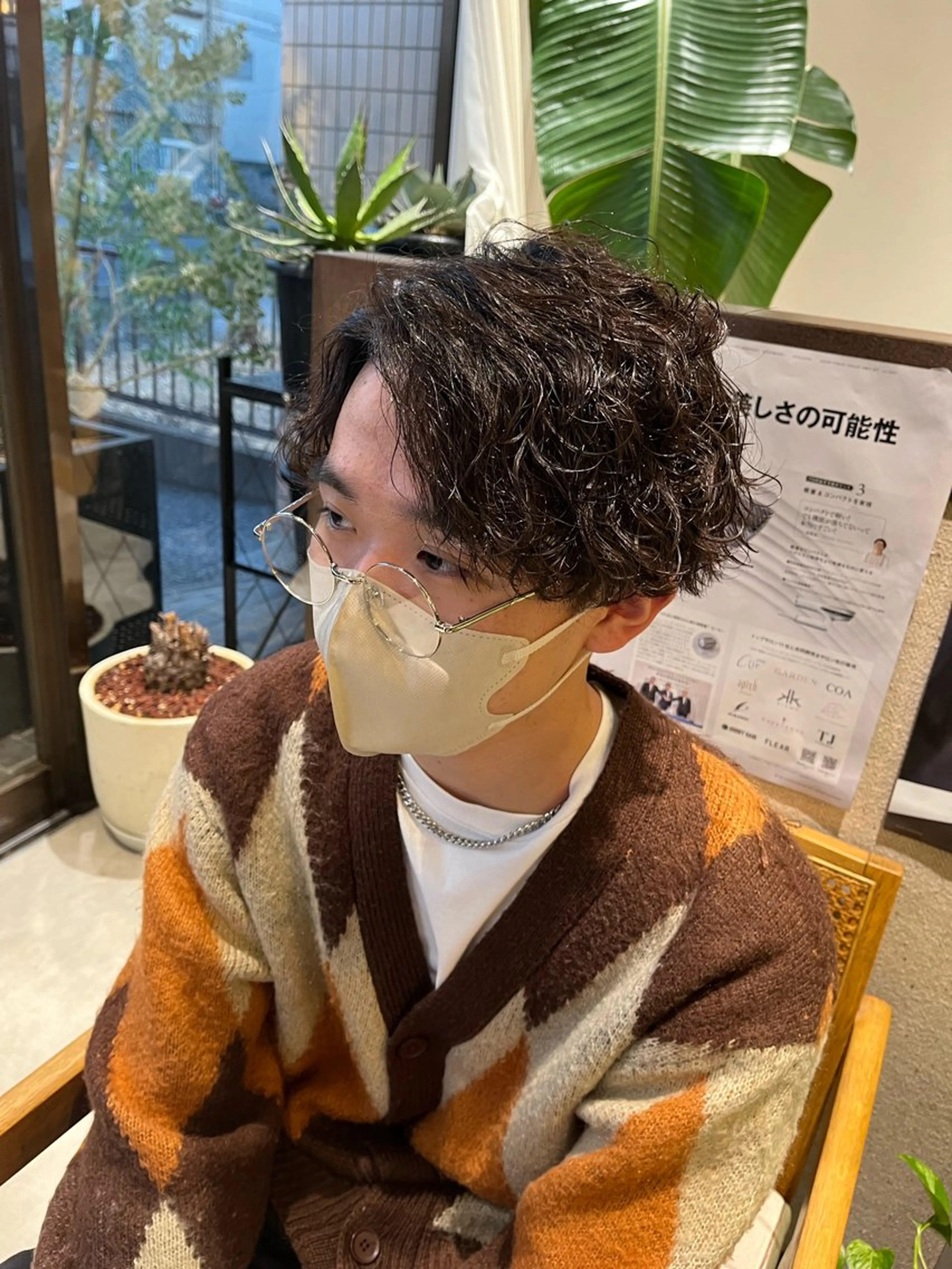 ショート カット パーマ 和田 琉々香のヘアスタイル