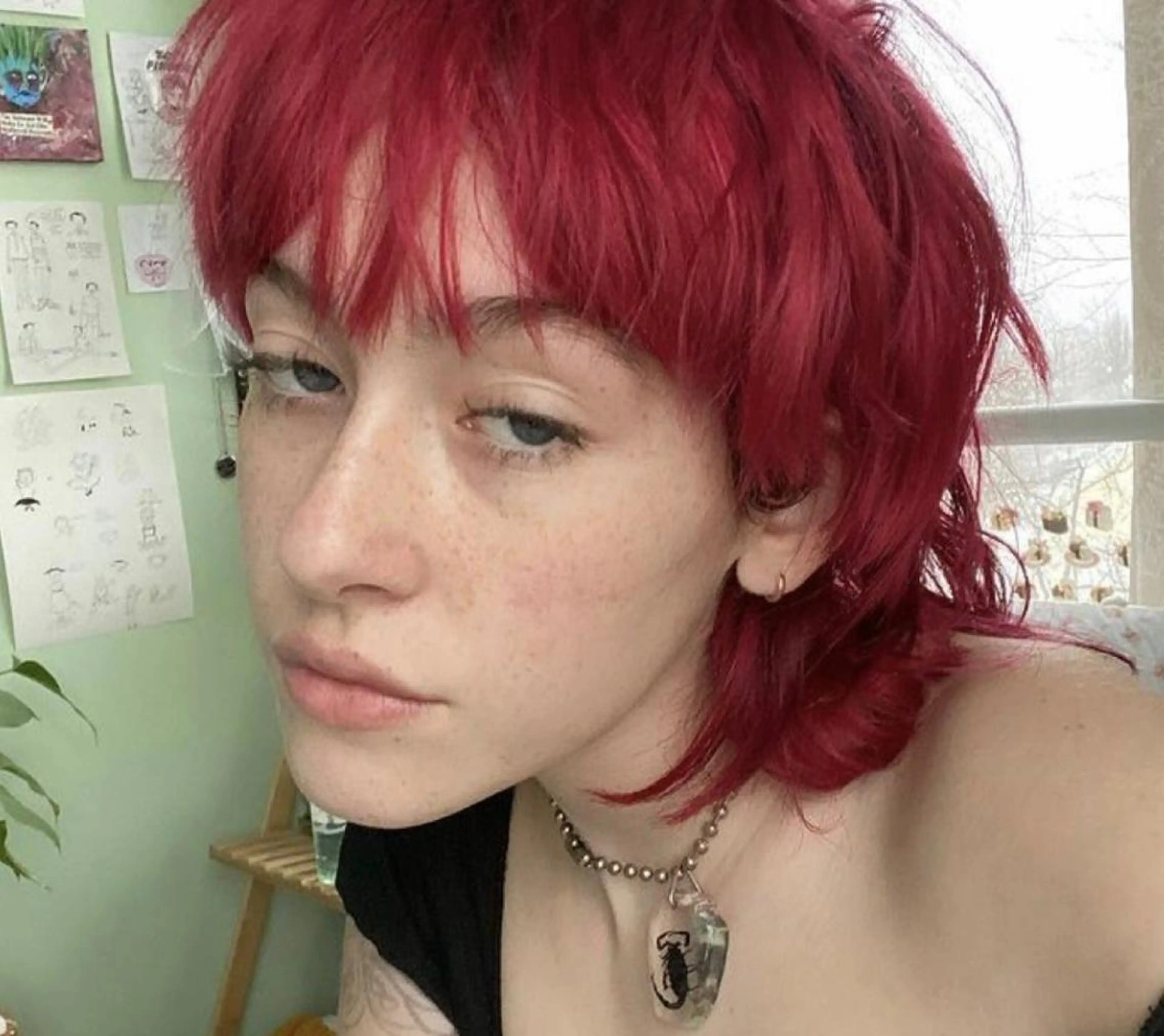 ショート カラー ブリーチ タマキ/似合わせ カット/Wカラーのヘアスタイル