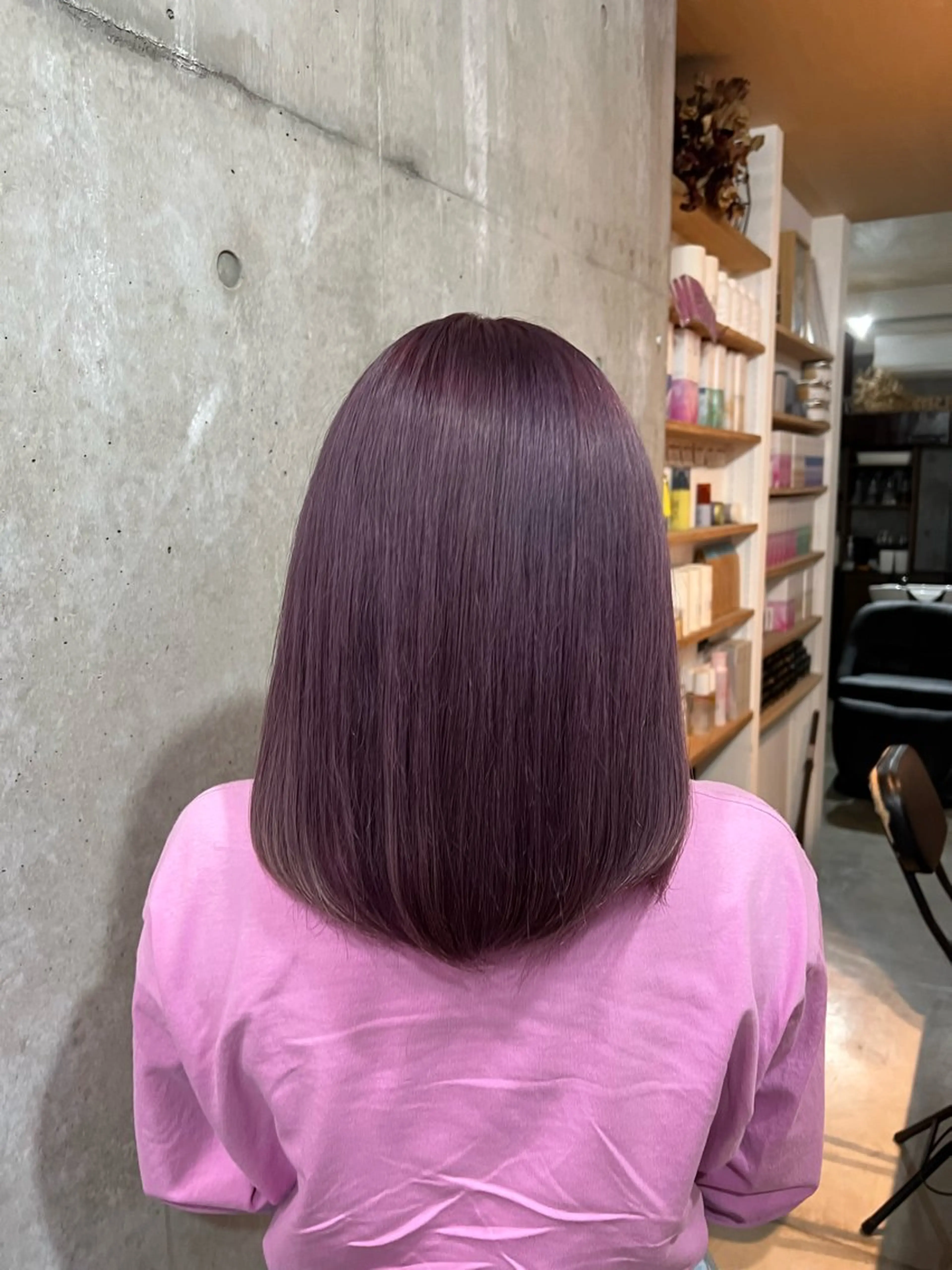 ミディアム ブリーチカラー/ 寺口佳希のヘアスタイル