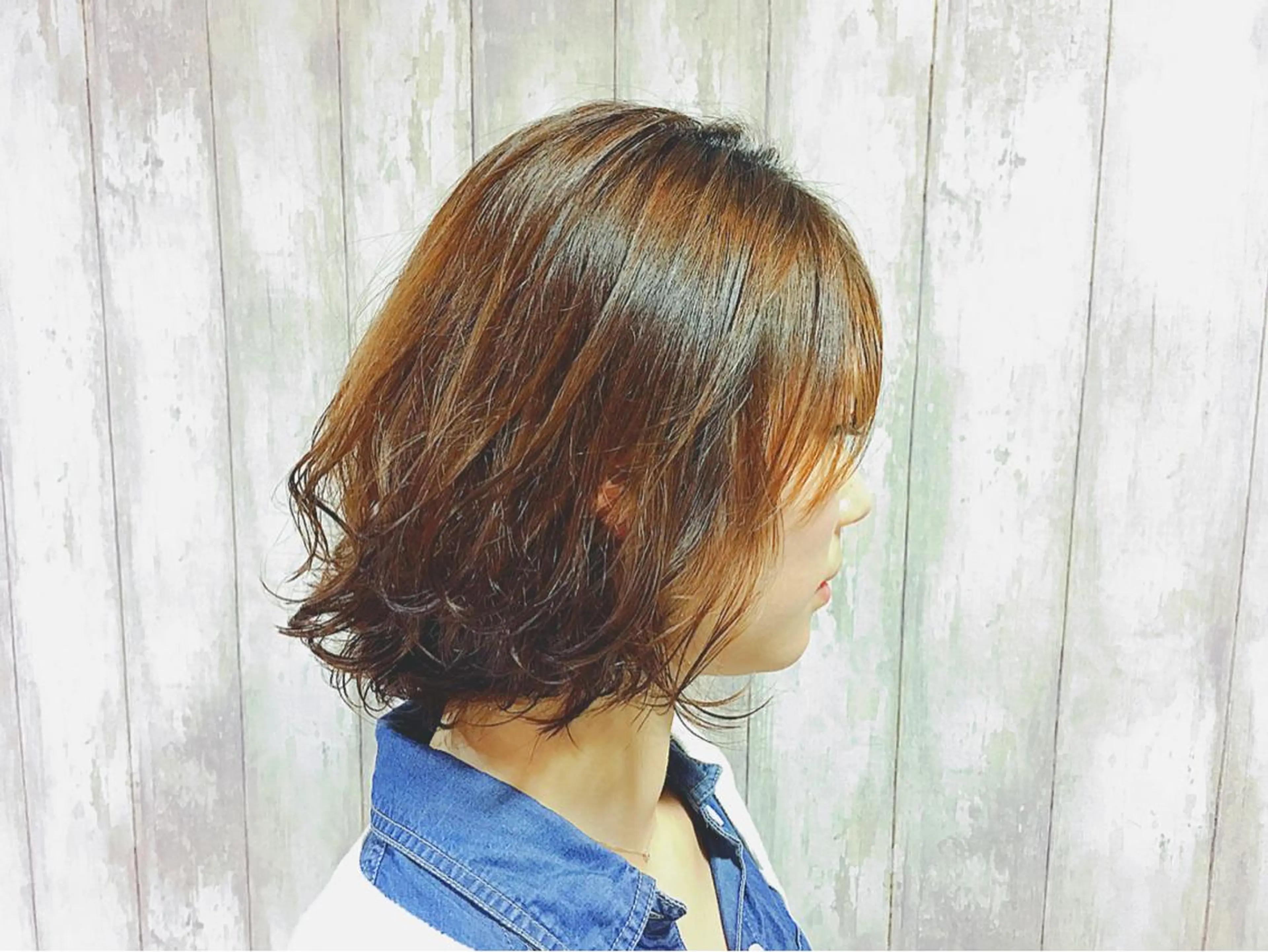 ショート ミディアム パーマ ミディアムパーマ boutique misakiのヘアスタイル