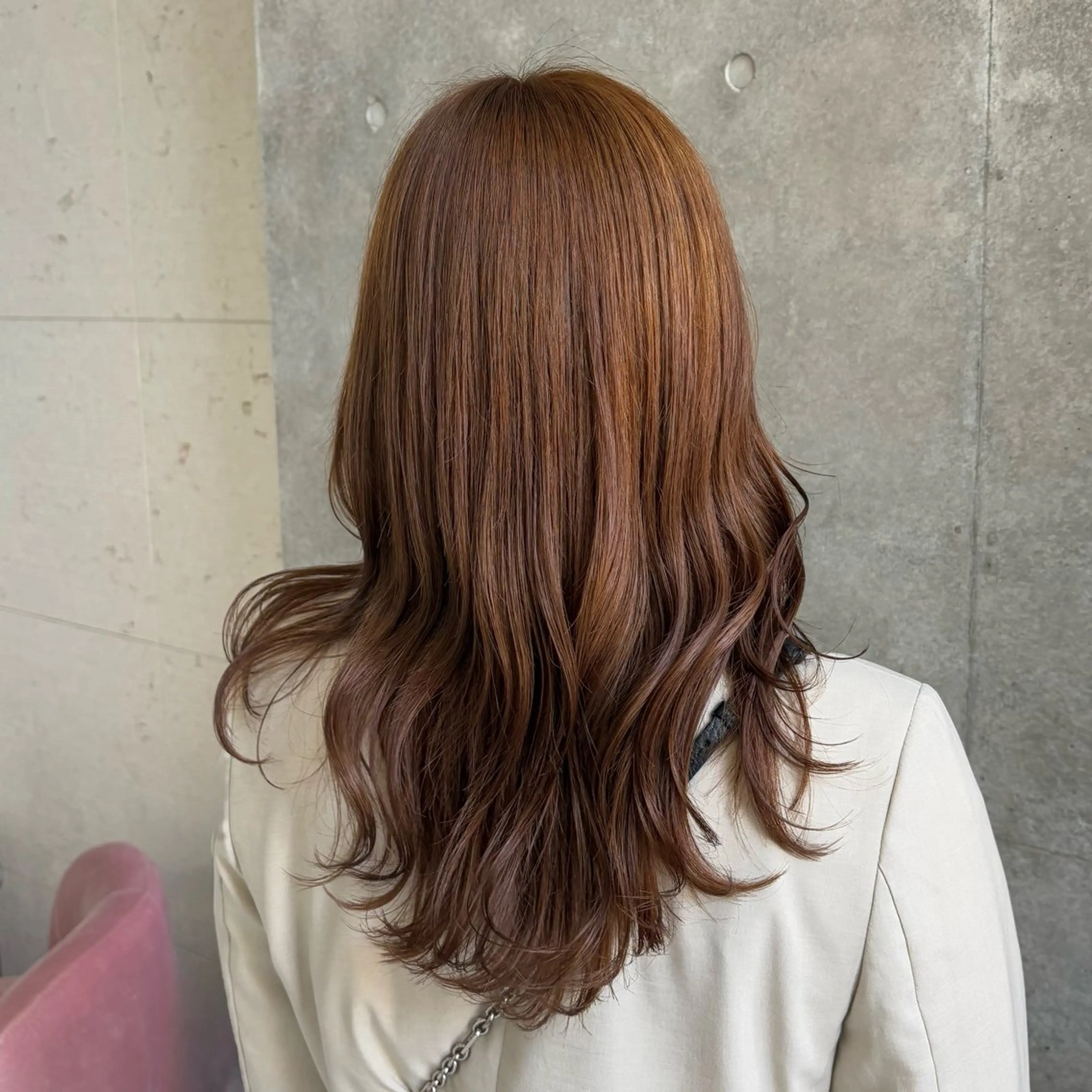 セミロング カラー ベージュカラー ブリーチ カット ヘアカラー 👩🏼🪄ありむら もえ/京都駅🍐のヘアスタイル