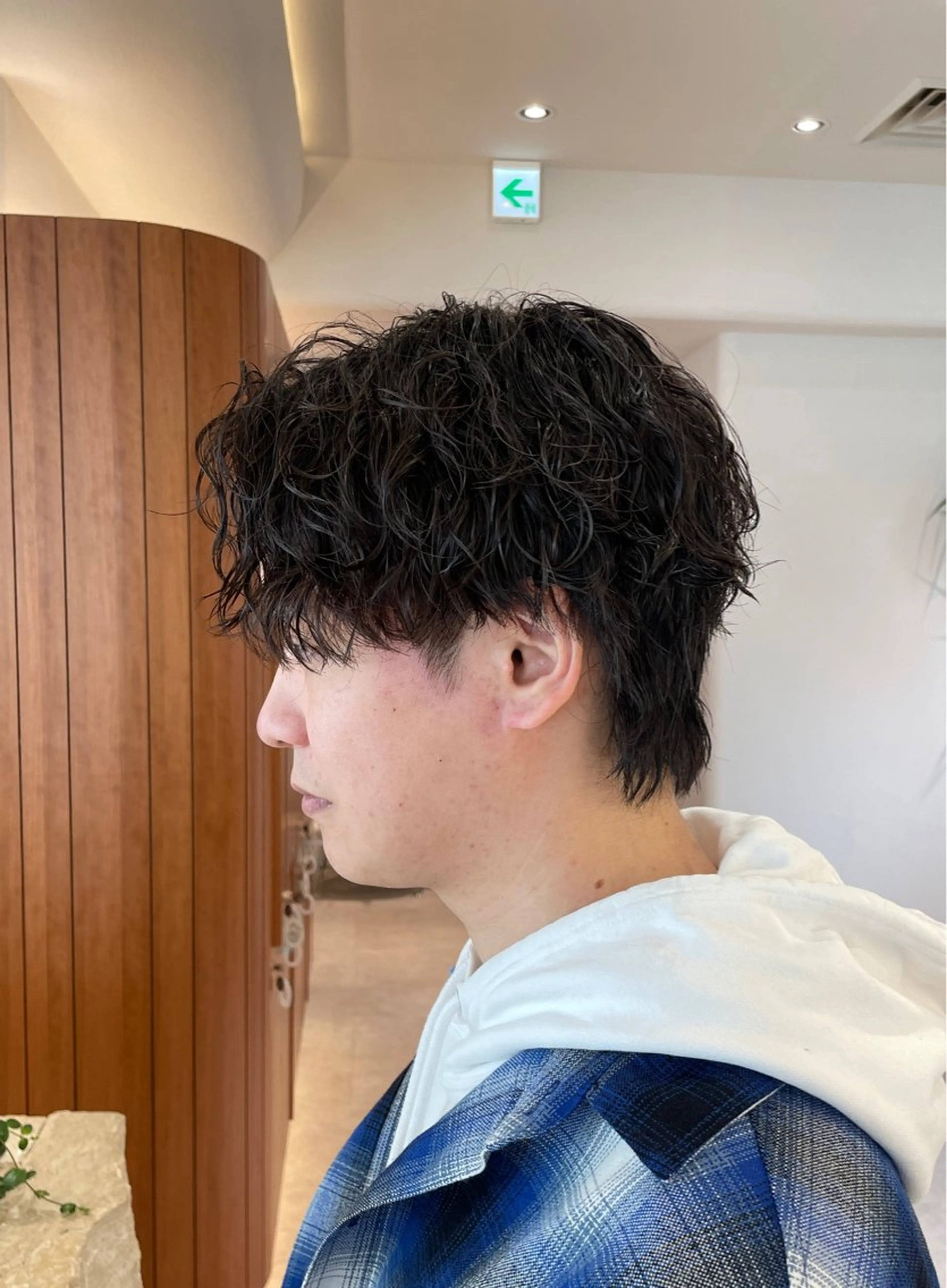 メンズ メンズパーマ 波巻きパーマ 田中航平/渋谷ボブ/ レイヤーボブのヘアスタイル