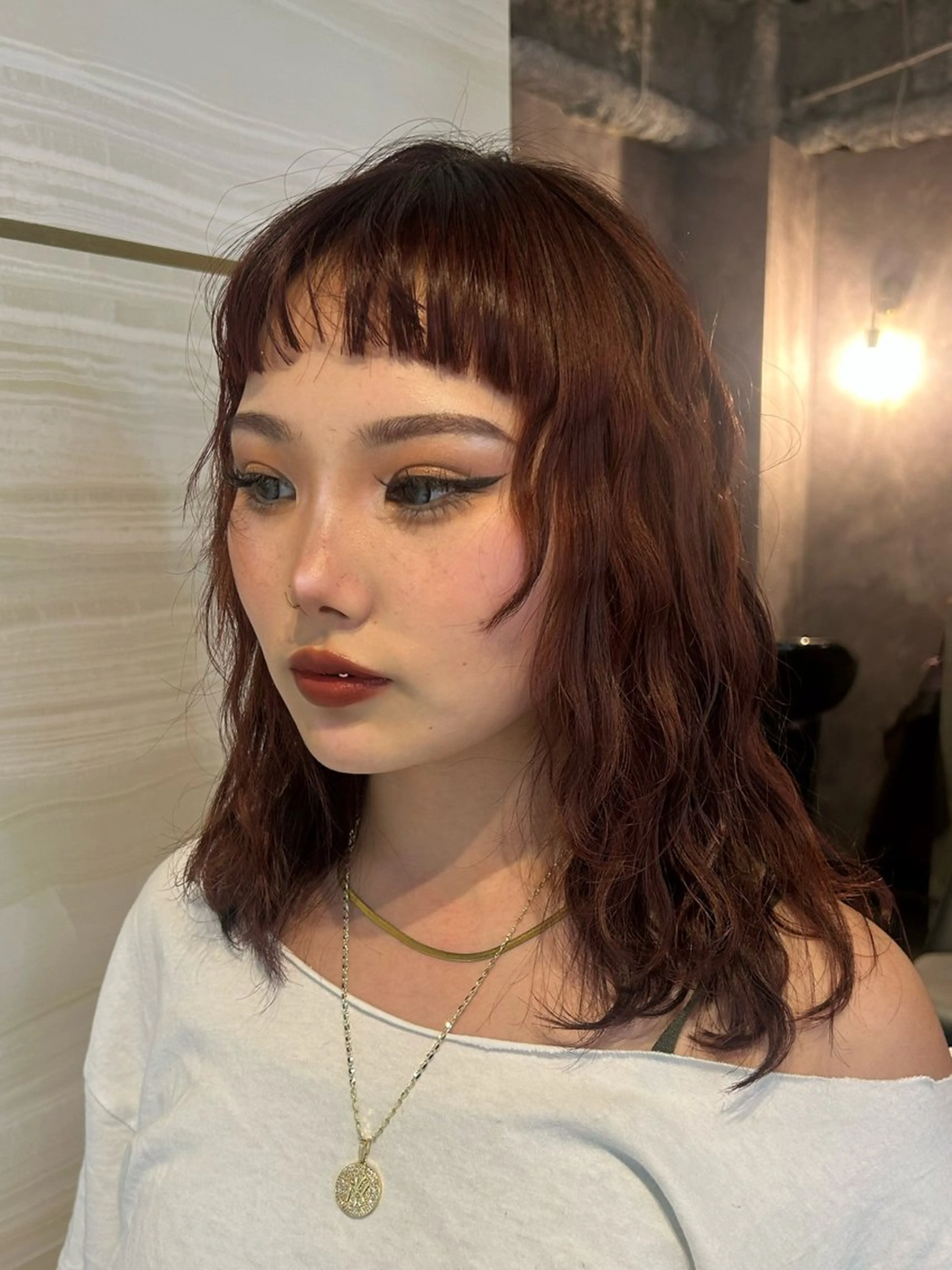 セミロング elubylovis nanaseのヘアスタイル