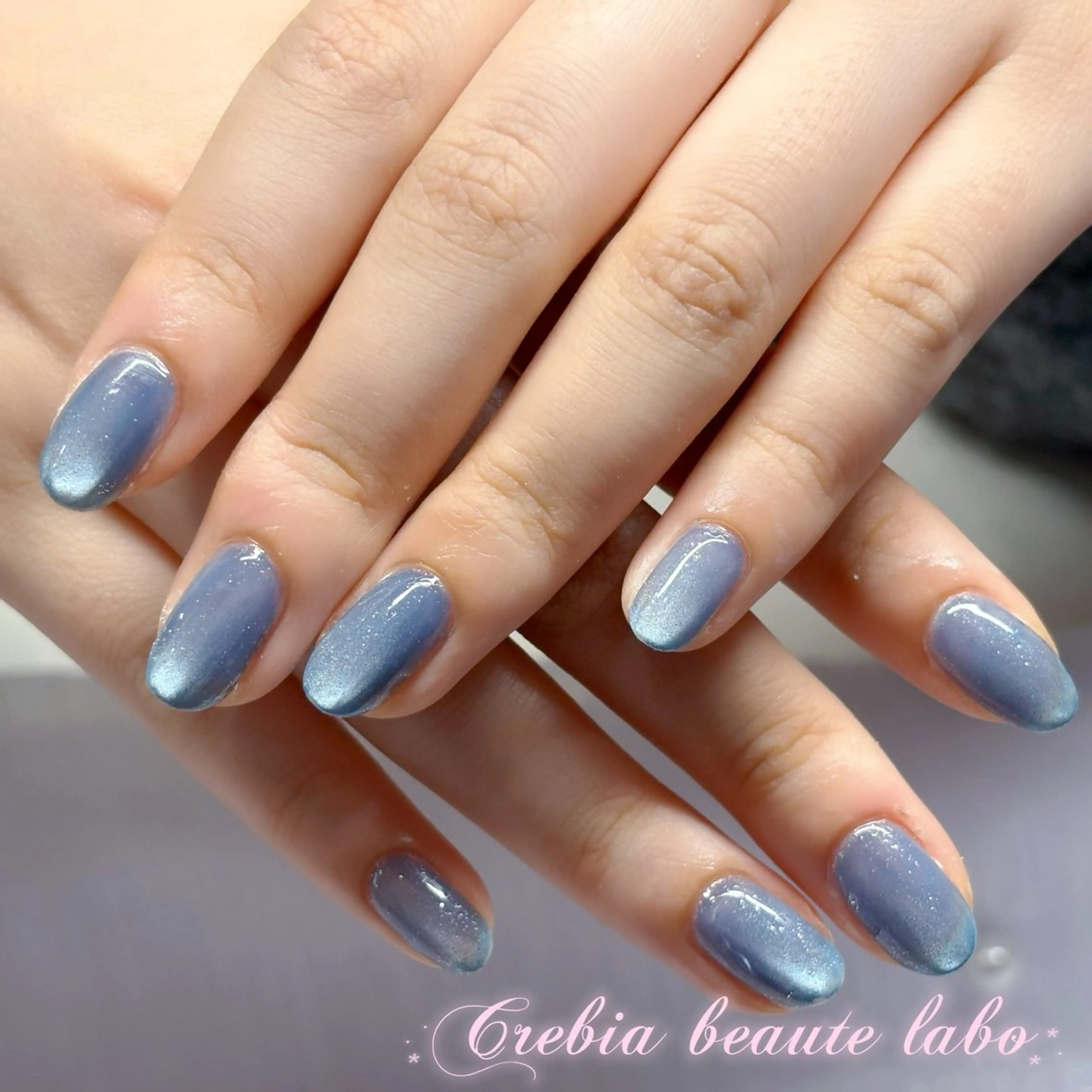 ネイル マグネットネイル ハンドネイル CREBIA beaute ネイル部所属・CREBIA Nailのネイルデザイン