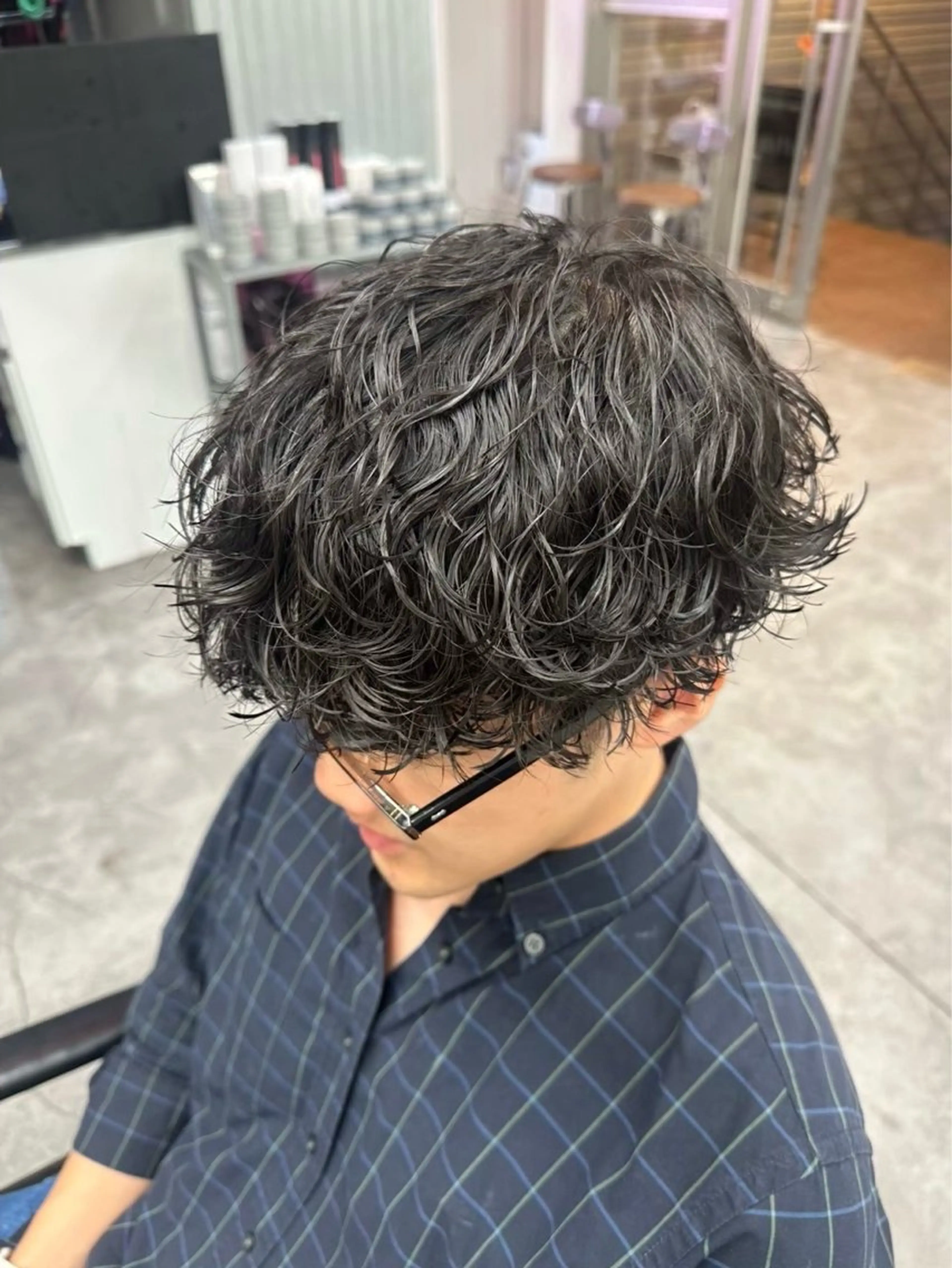 パーマ メンズ 波巻きパーマ メンズ特化モテヘア 🌙Nanakaのヘアスタイル