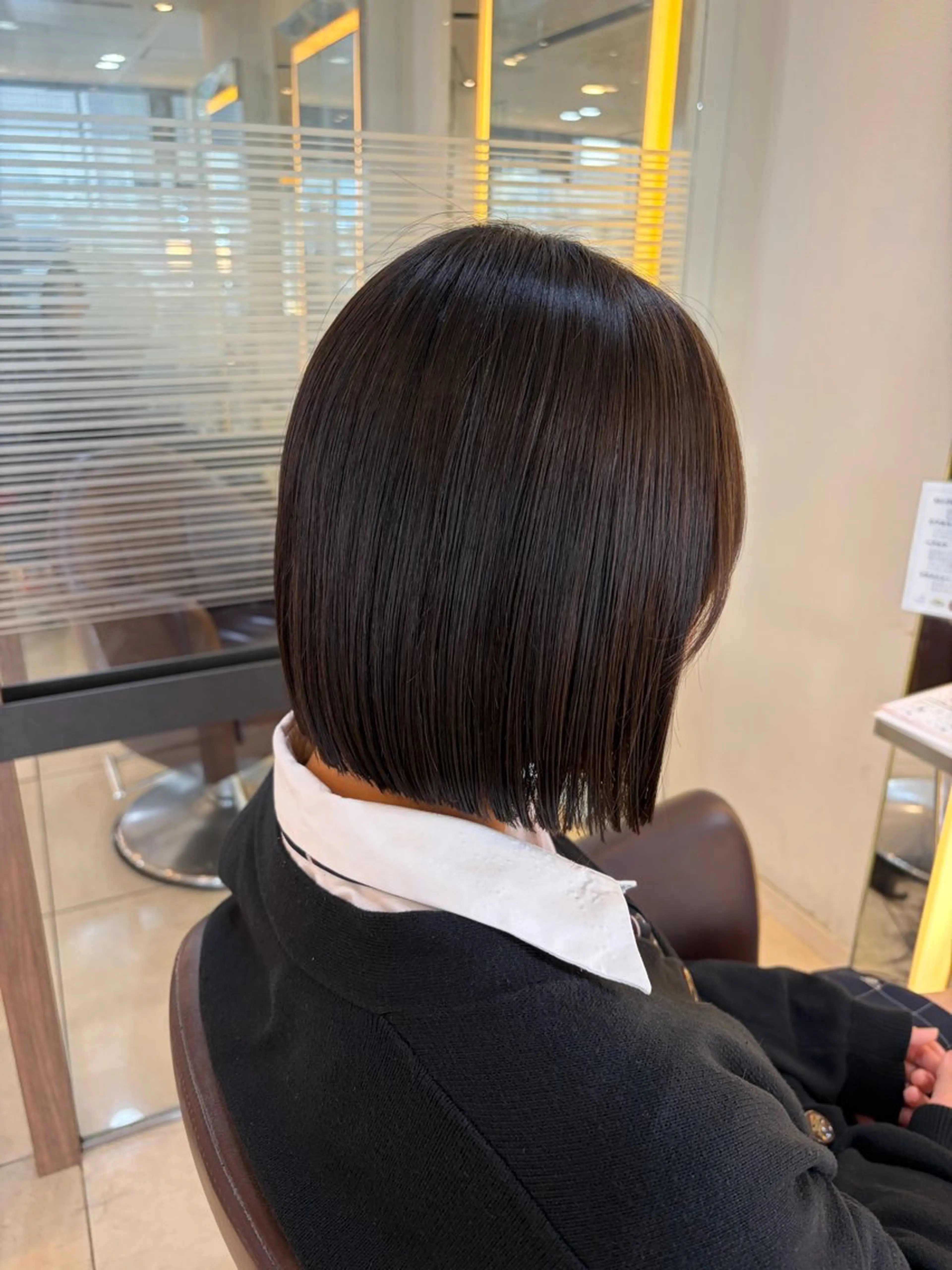 ミディアム 切りっぱなしボブ ボブ カット ヘアカラー 🎀ноиокa🎀 /モデル様募集中⋆꙳のヘアスタイル