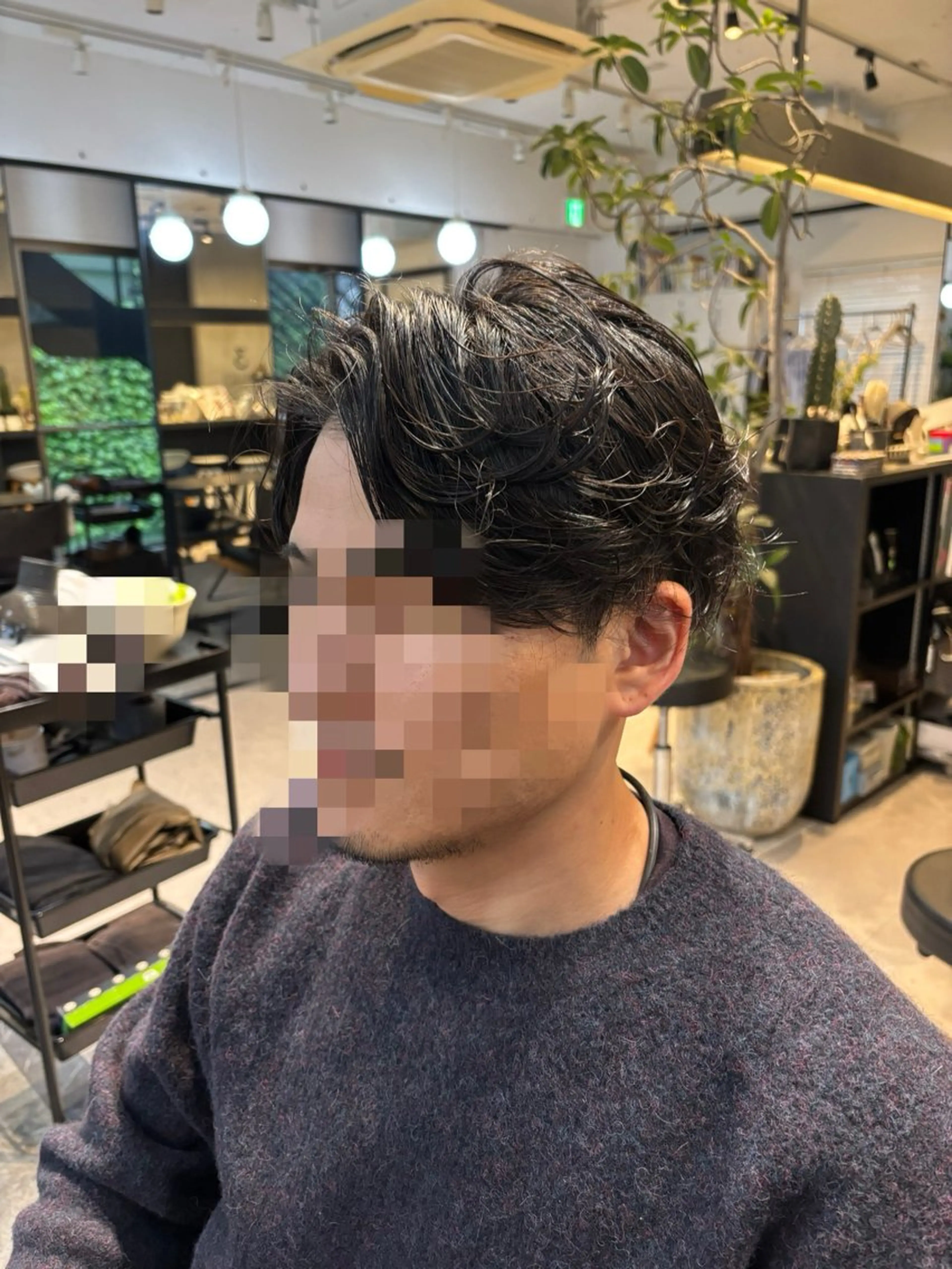 ショート メンズ メンズパーマ パーマ ニシムラ アヤカのヘアスタイル