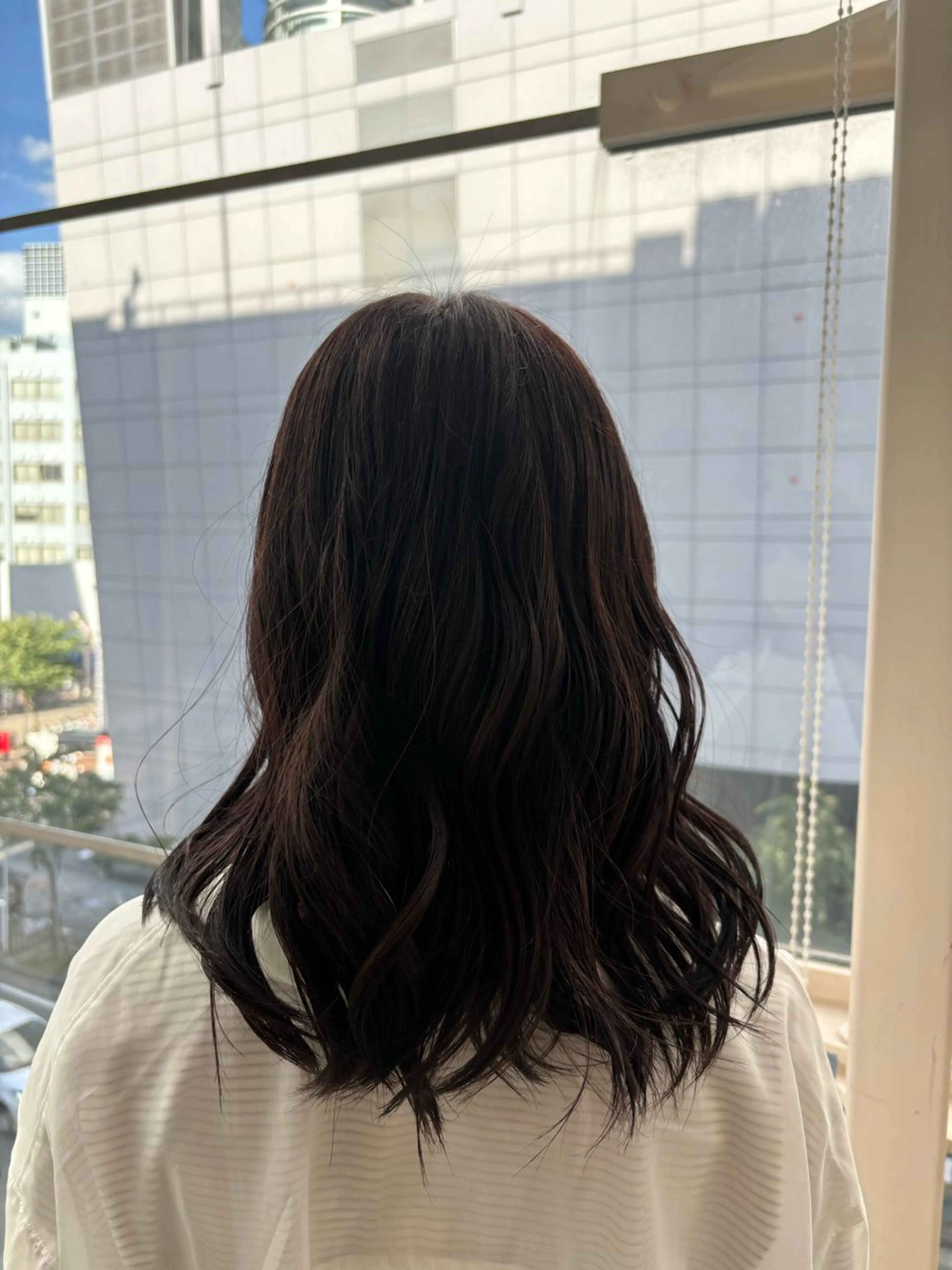 セミロング 唐澤 碧のヘアスタイル