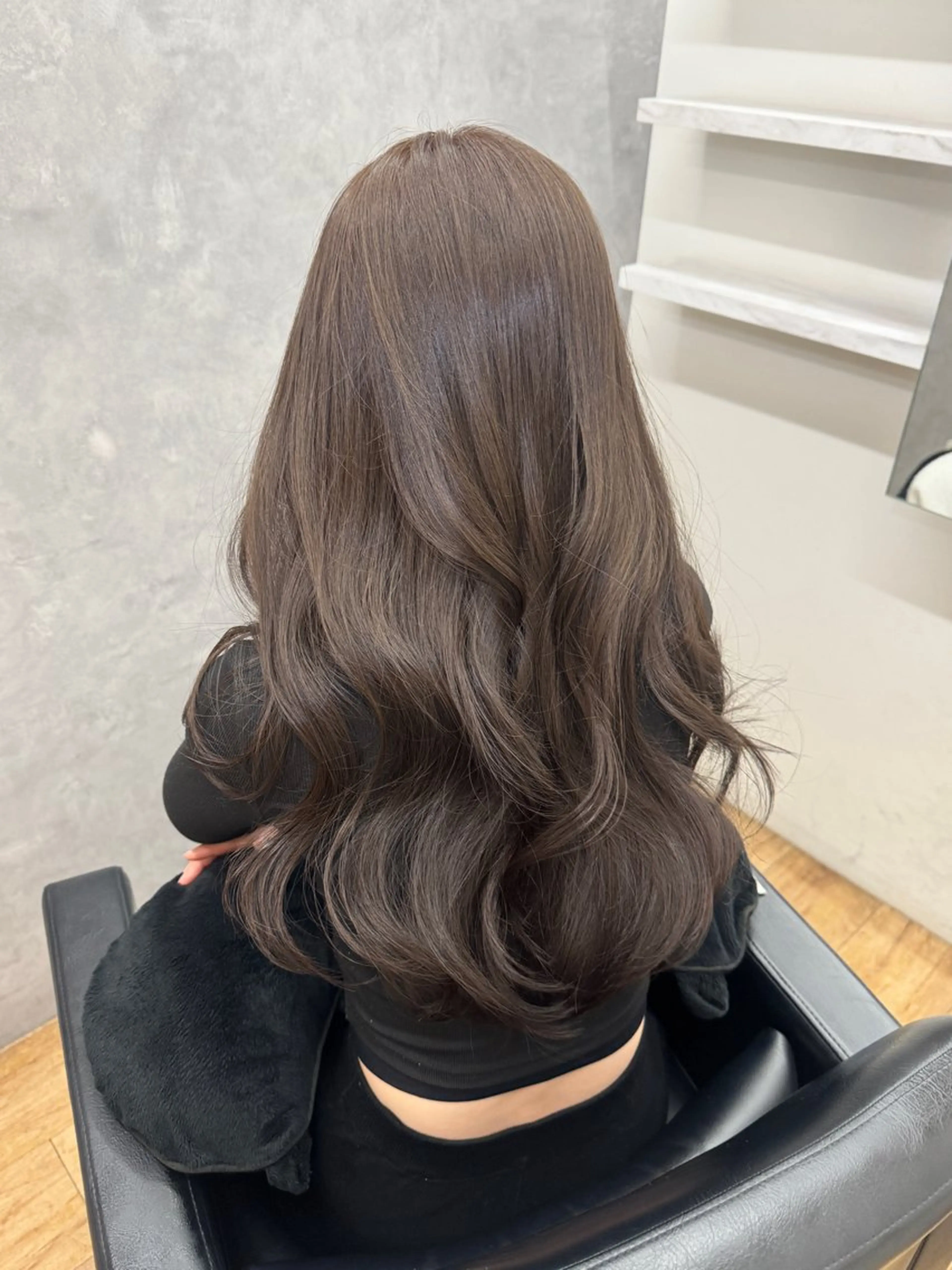 ロング 顔周りカット カット funnu୨୧ えりんのヘアスタイル